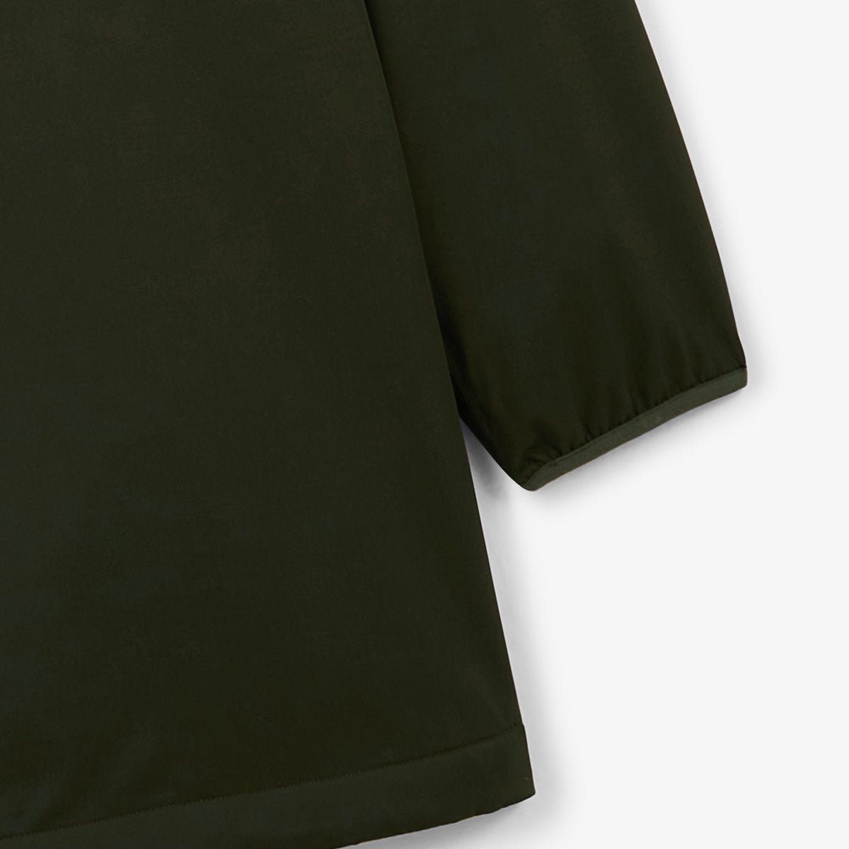 Water-repellent fleece parka SERGE BLANCO Green