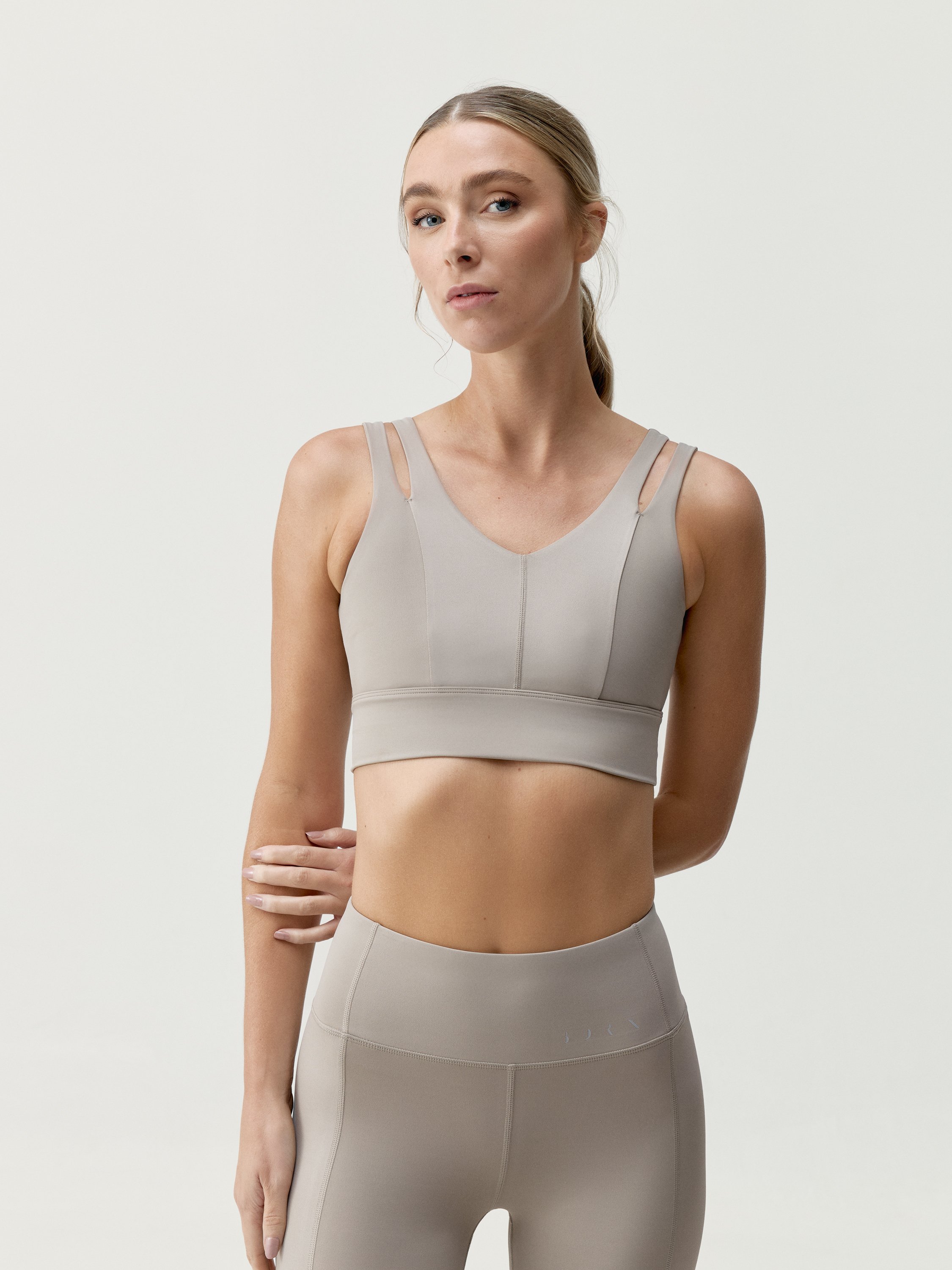 High-support sports bra BORN LIVING YOGA Beige