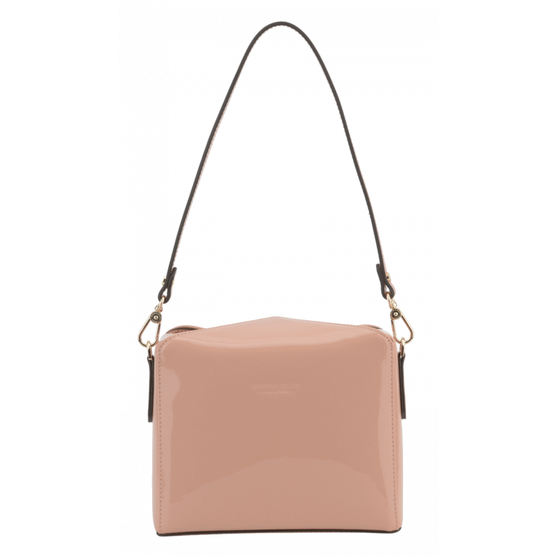Shoulder bag - synthetic and leather POURCHET Pink