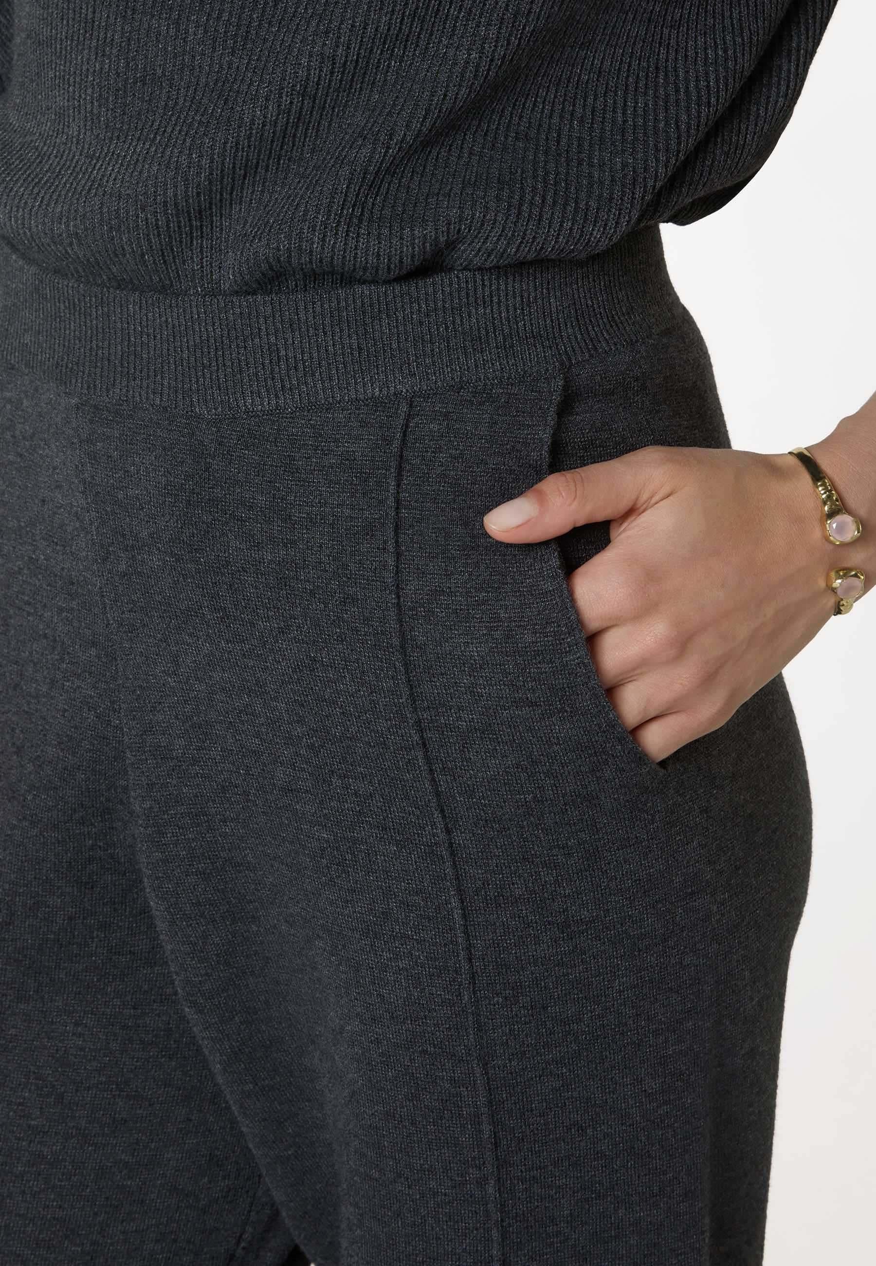 Milano knit cigarette pants RODIER Grey