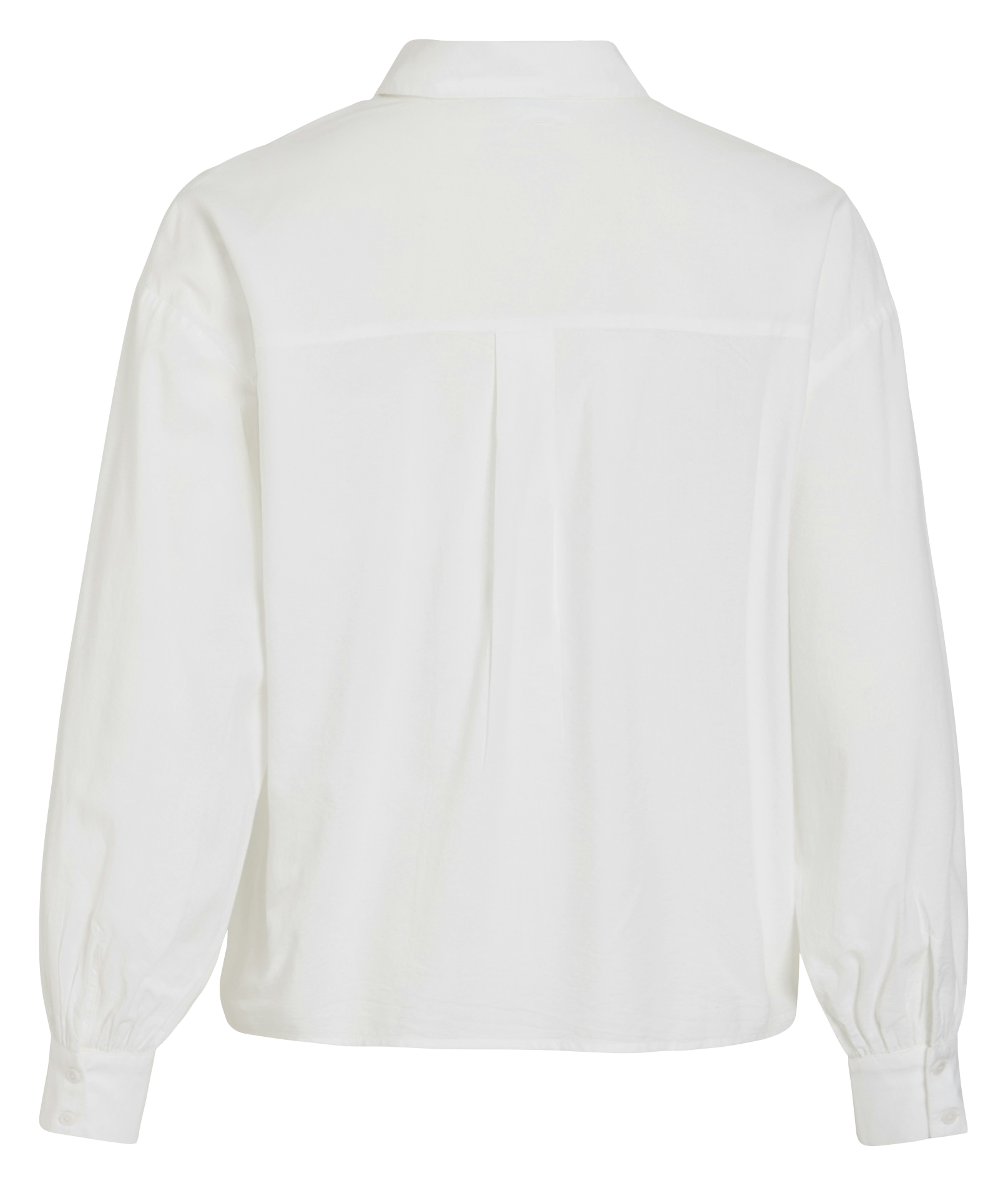 Chemise col classique brodée VILA Blanc