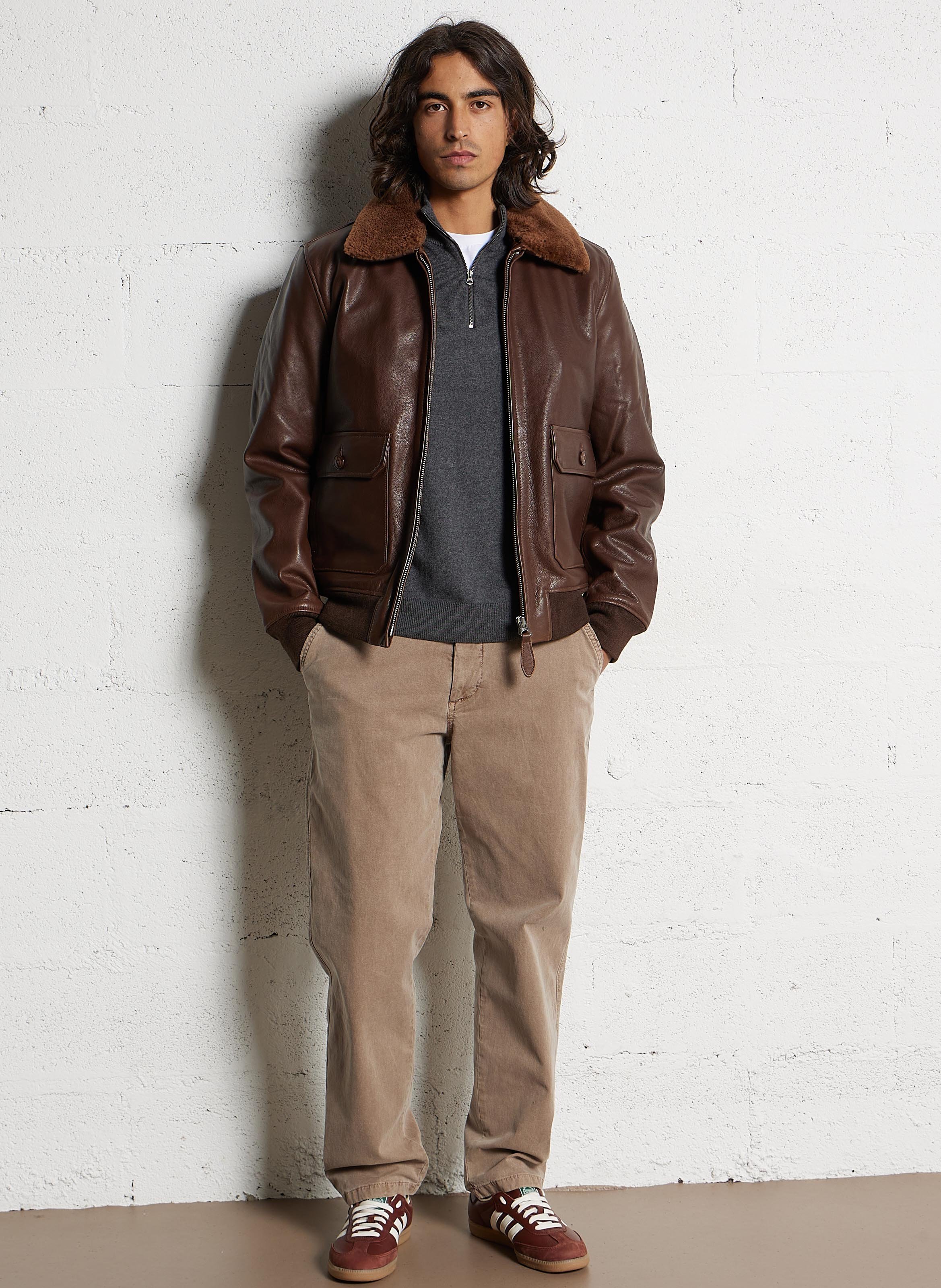 Cotton-blend bucket hat PEPE JEANS Beige