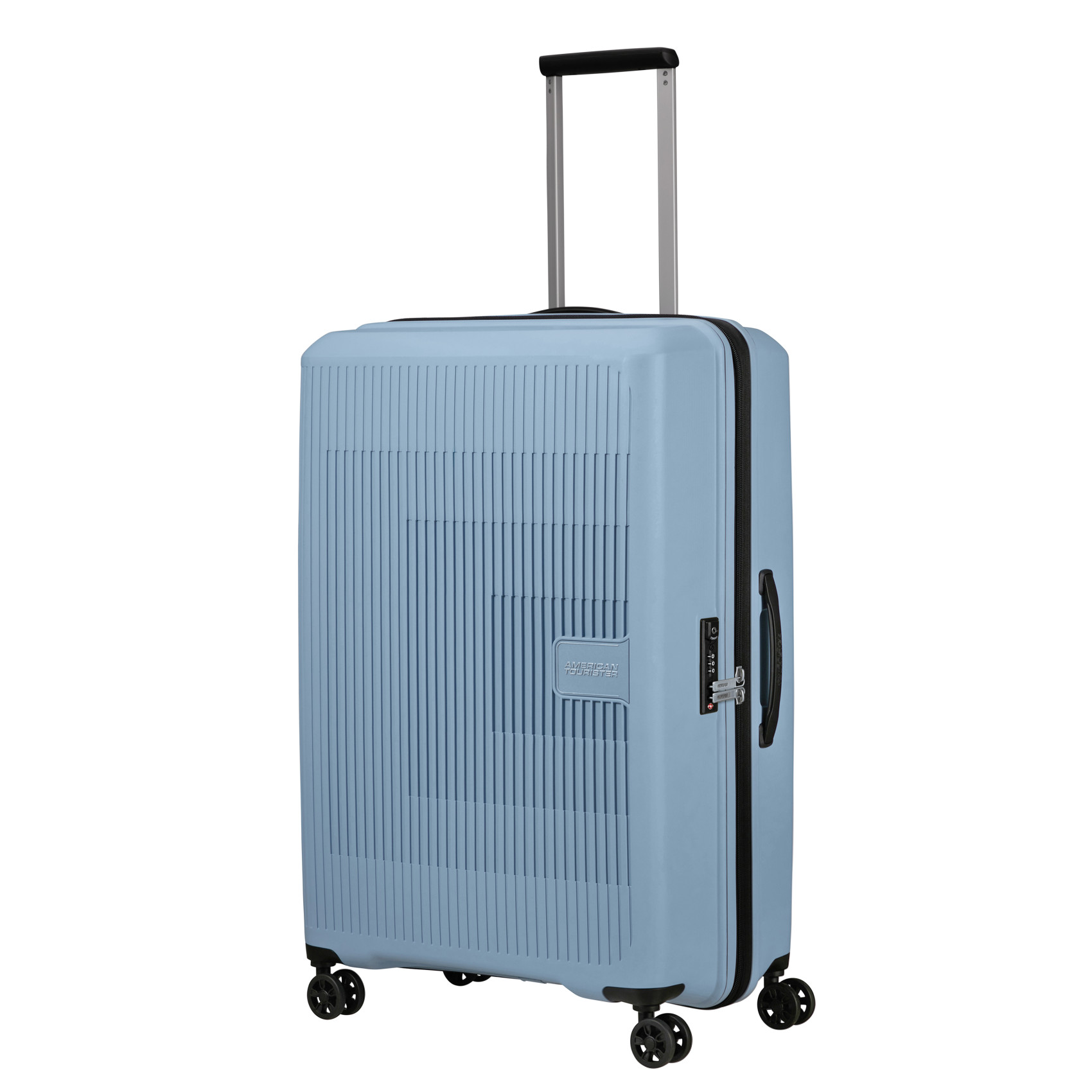 Aerostep 4-wheel suitcase size L AMERICAN TOURISTER Grey