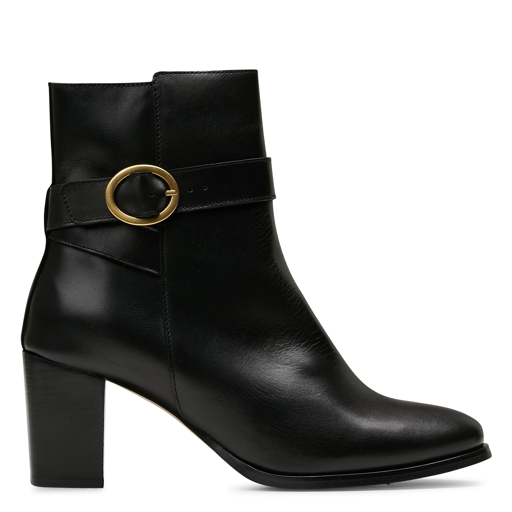 Enkellaarzen van veloursleer MAISON TOUFET Zwart