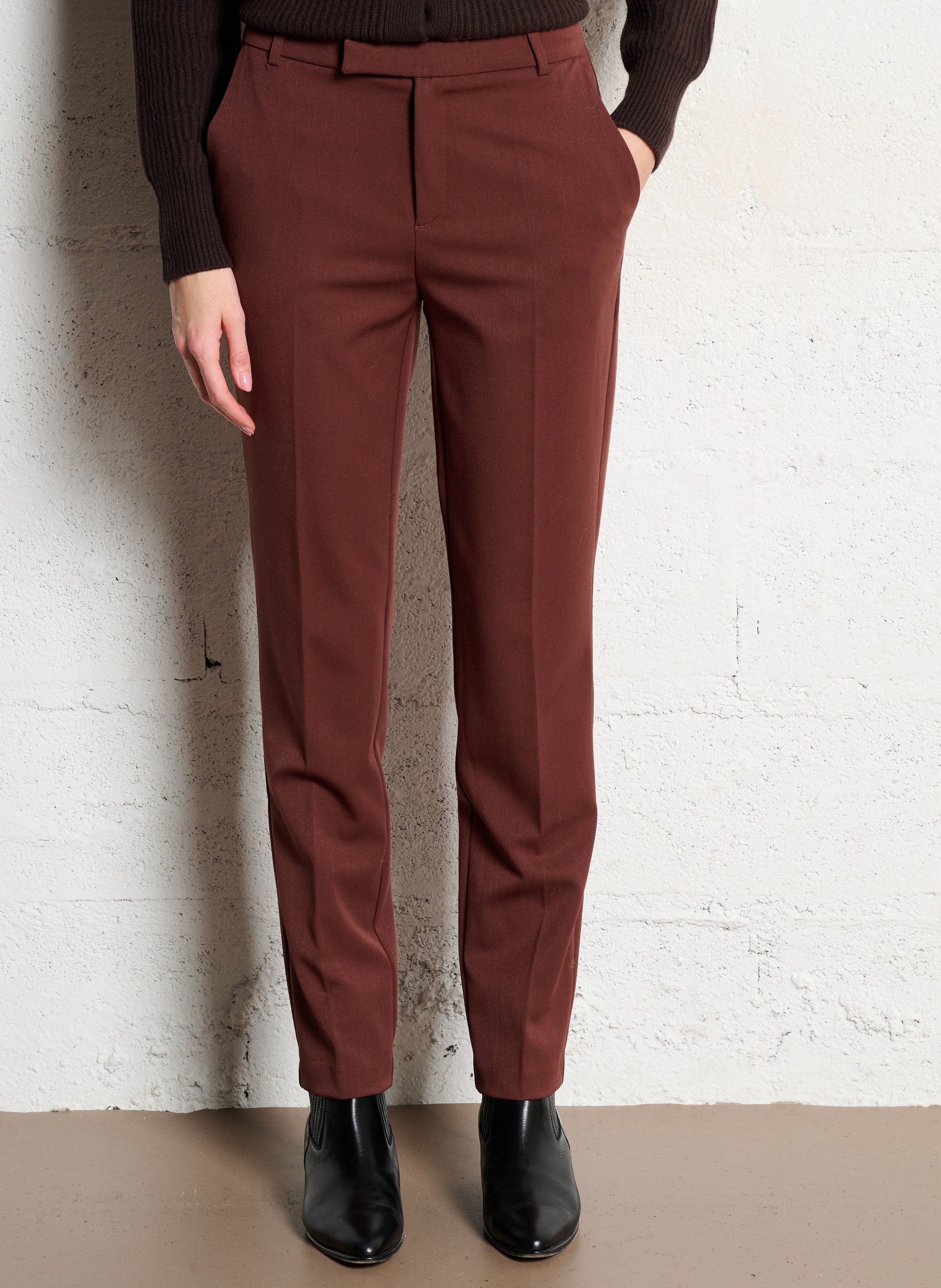 Carrot trousers IKKS Brown