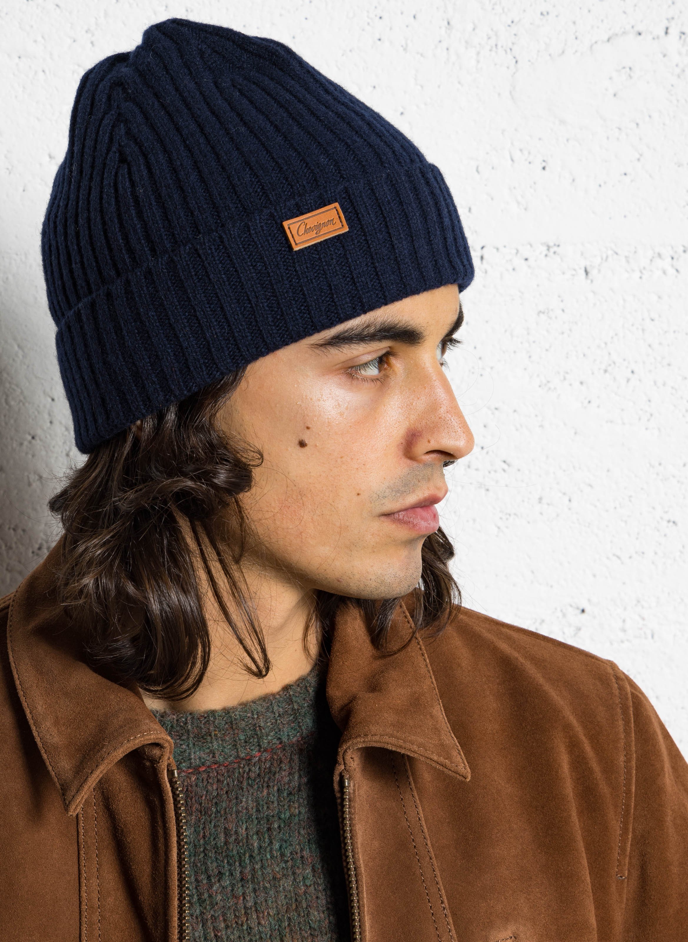 Muts - wolblend CHEVIGNON Blauw