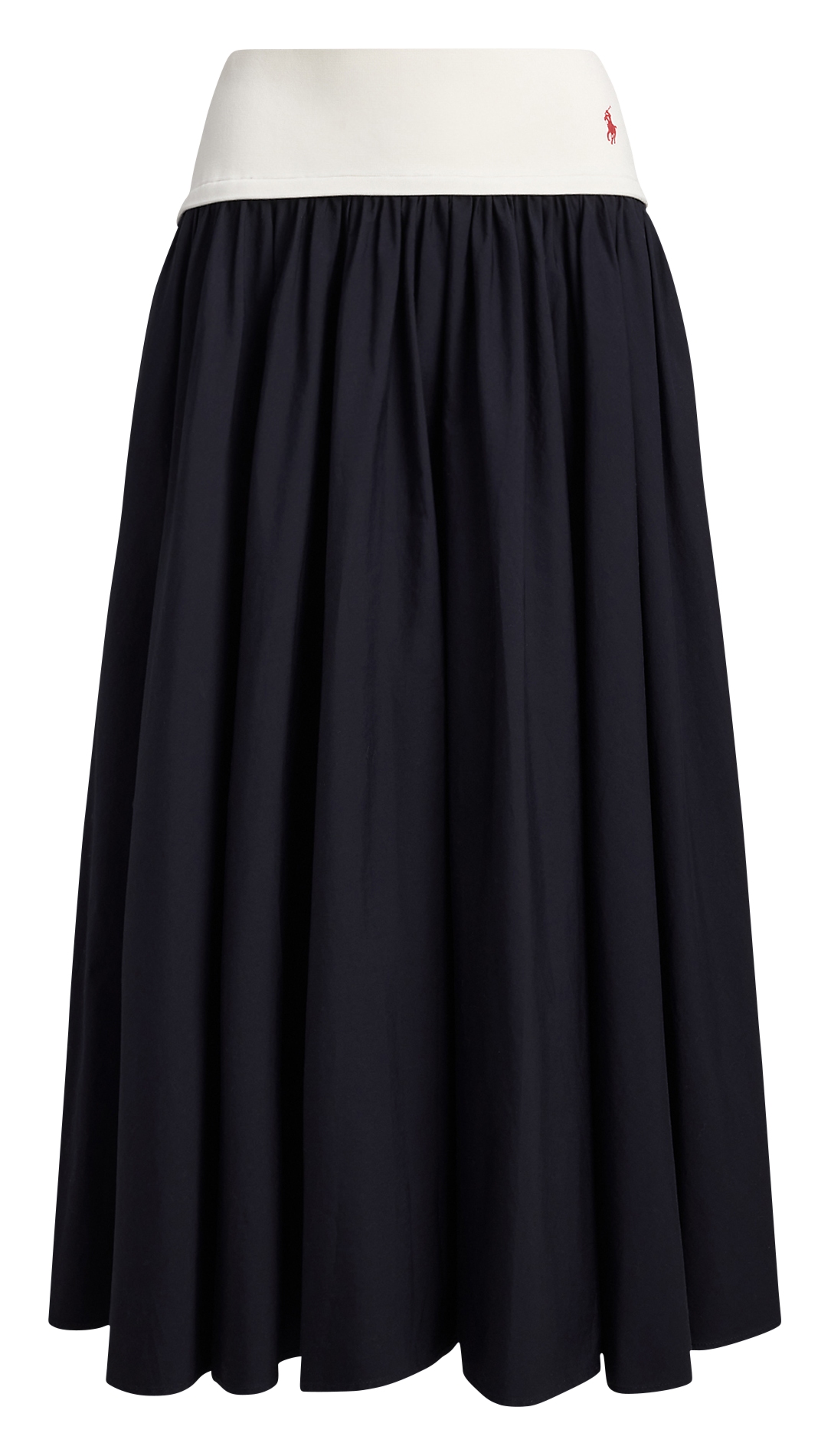 A-line long cotton skirt POLO RALPH LAUREN Blue