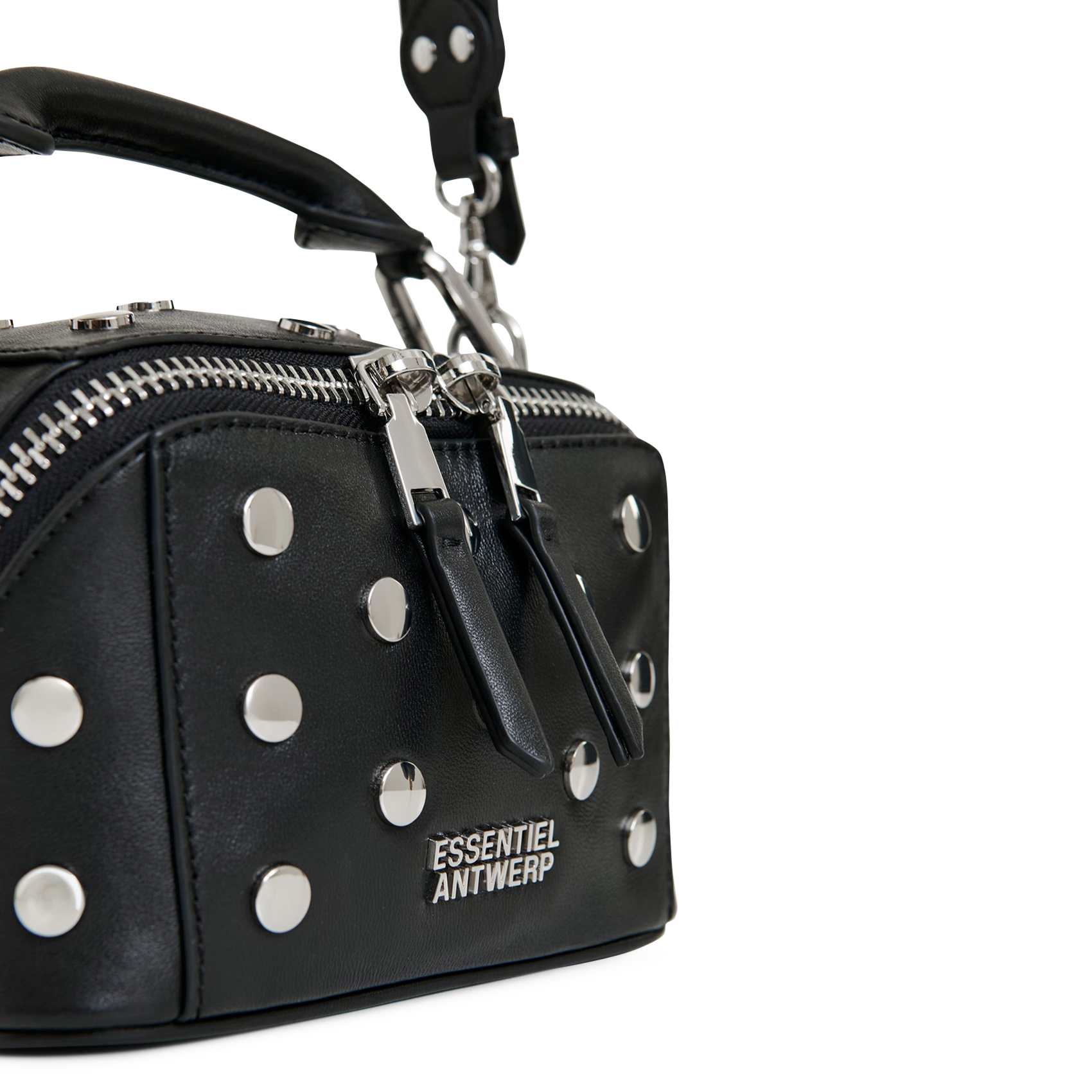 Brieftasche aus Leder ESSENTIEL ANTWERP Schwarz