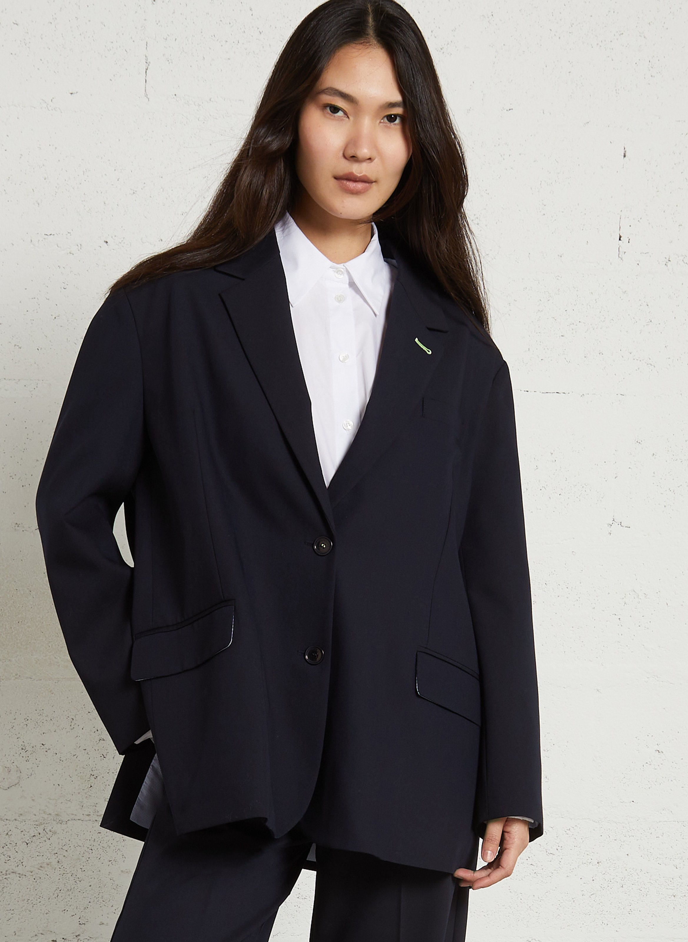 Oversize-Jacke mit Reverskragen IMPERIAL Blau