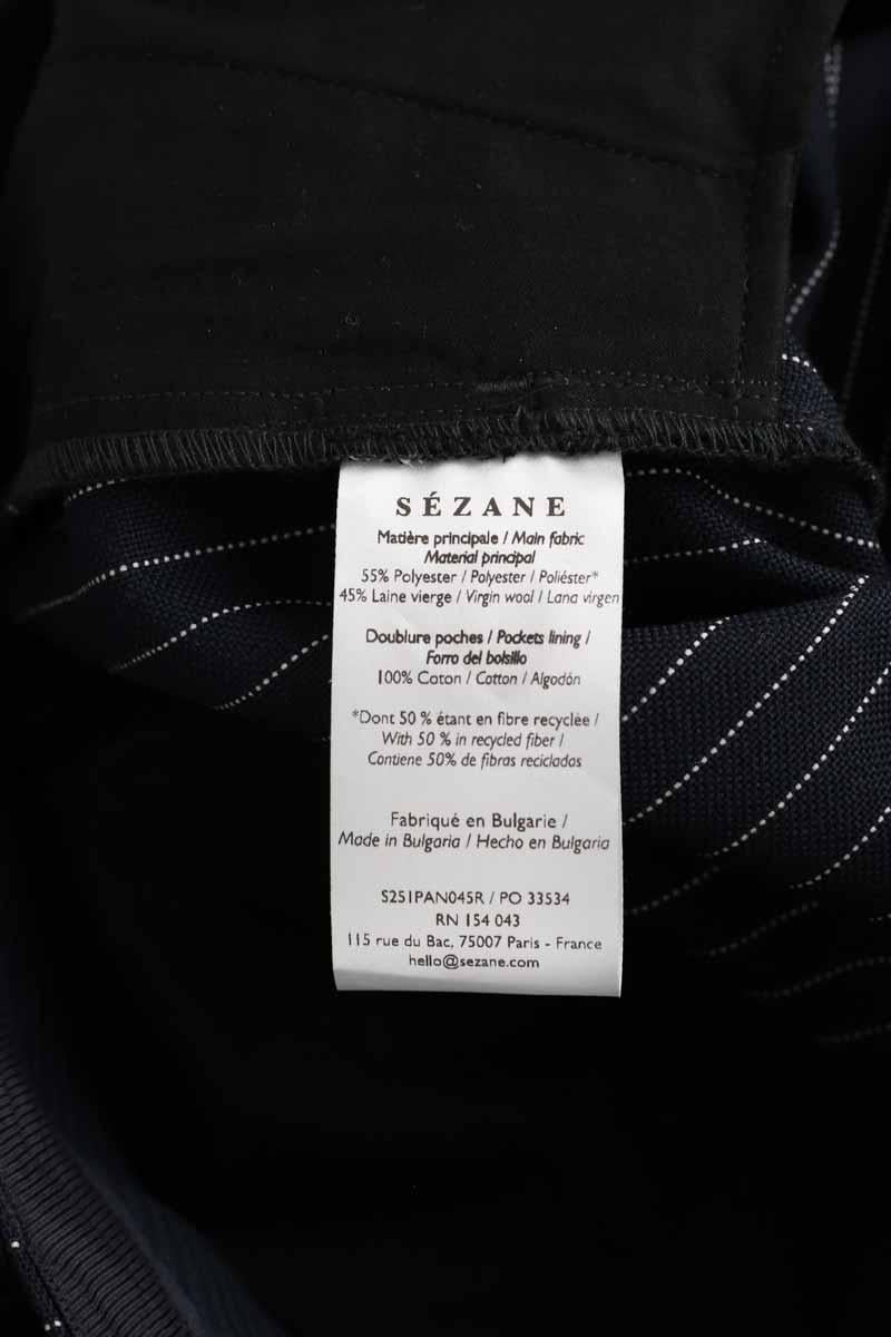 Wide trousers SEZANE - Seconde main Blue