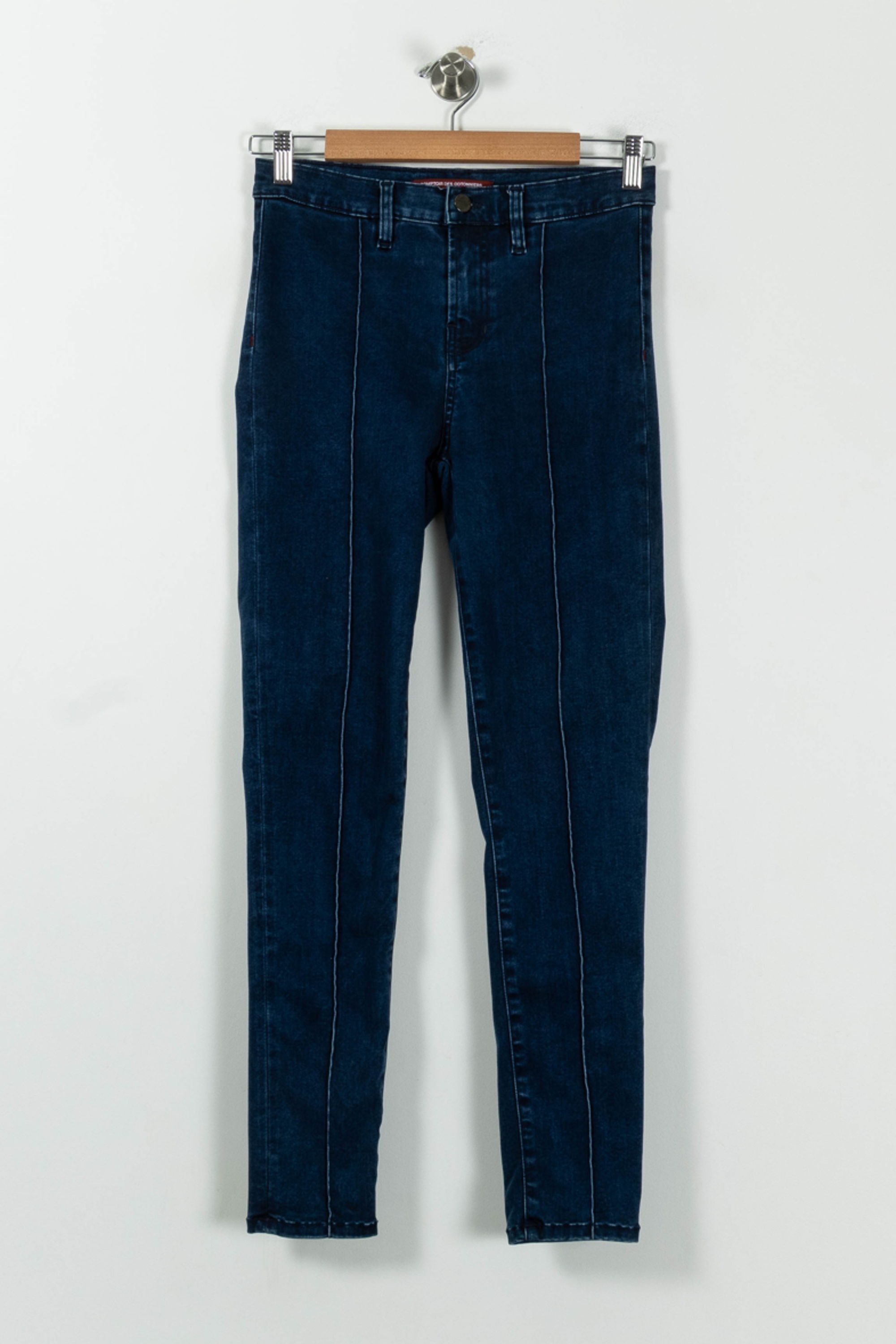 Cropped slim jeans with studs COMPTOIR DES COTONNIERS - Seconde main Blue