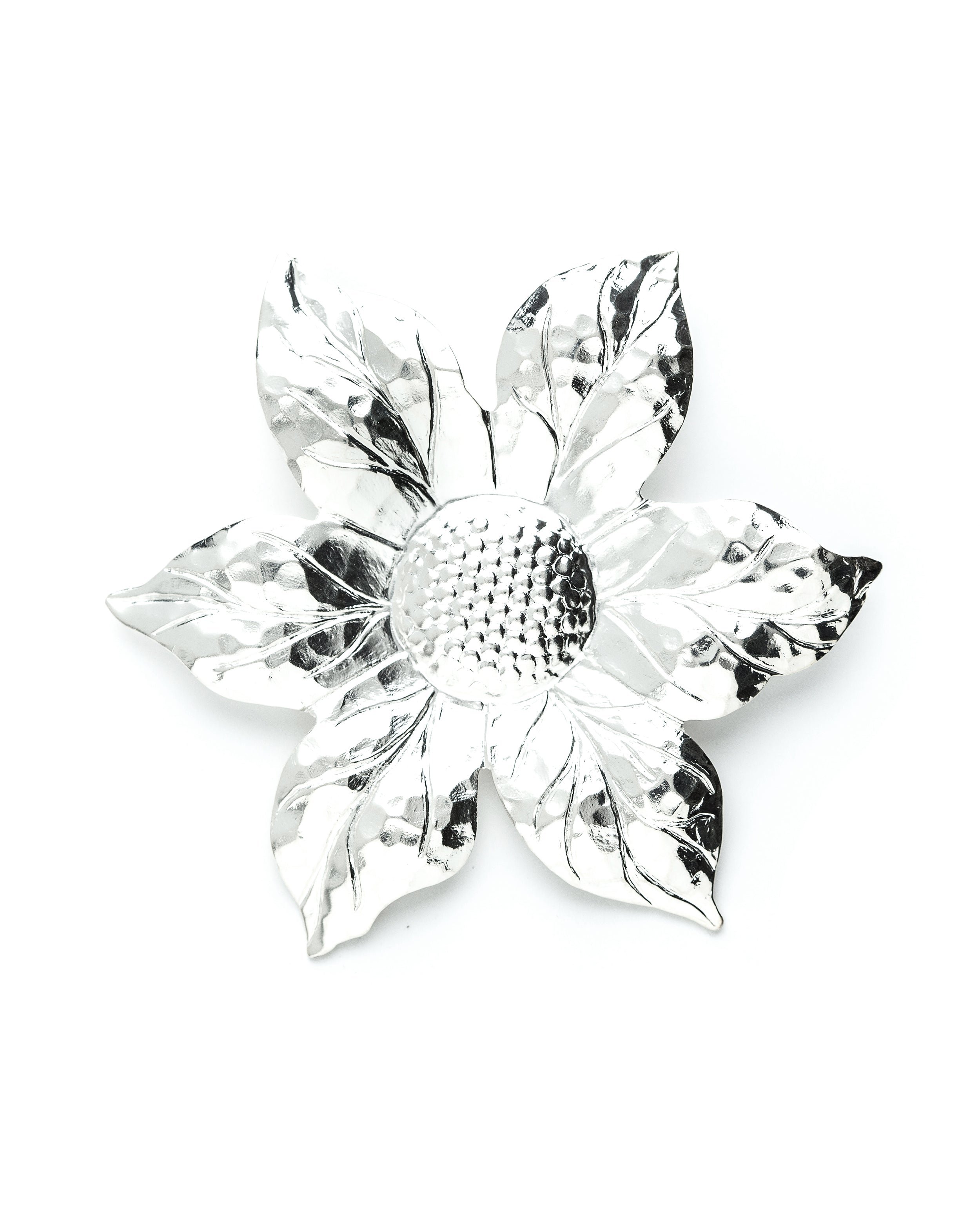 Gold-plated flower brooch MONSIEUR SIMONE