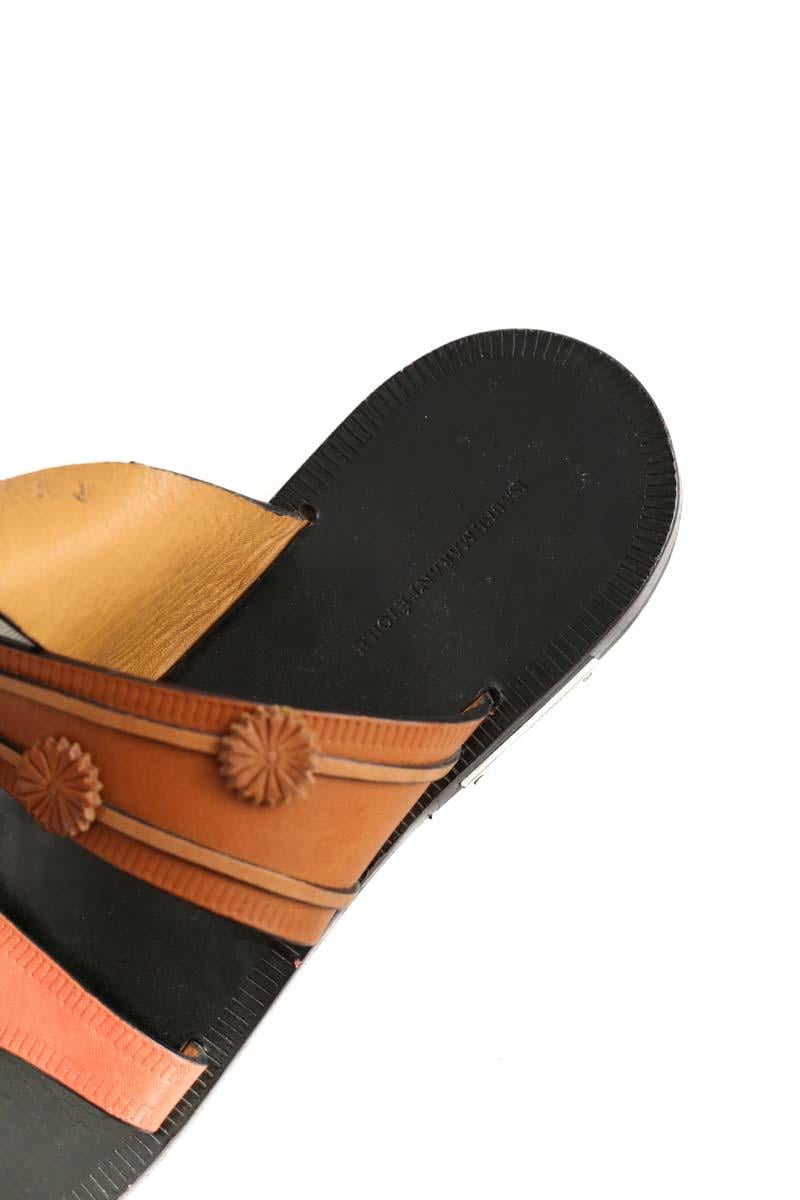 Faux leather sandals ISABEL MARANT ÉTOILE - SECONDE MAIN Brown