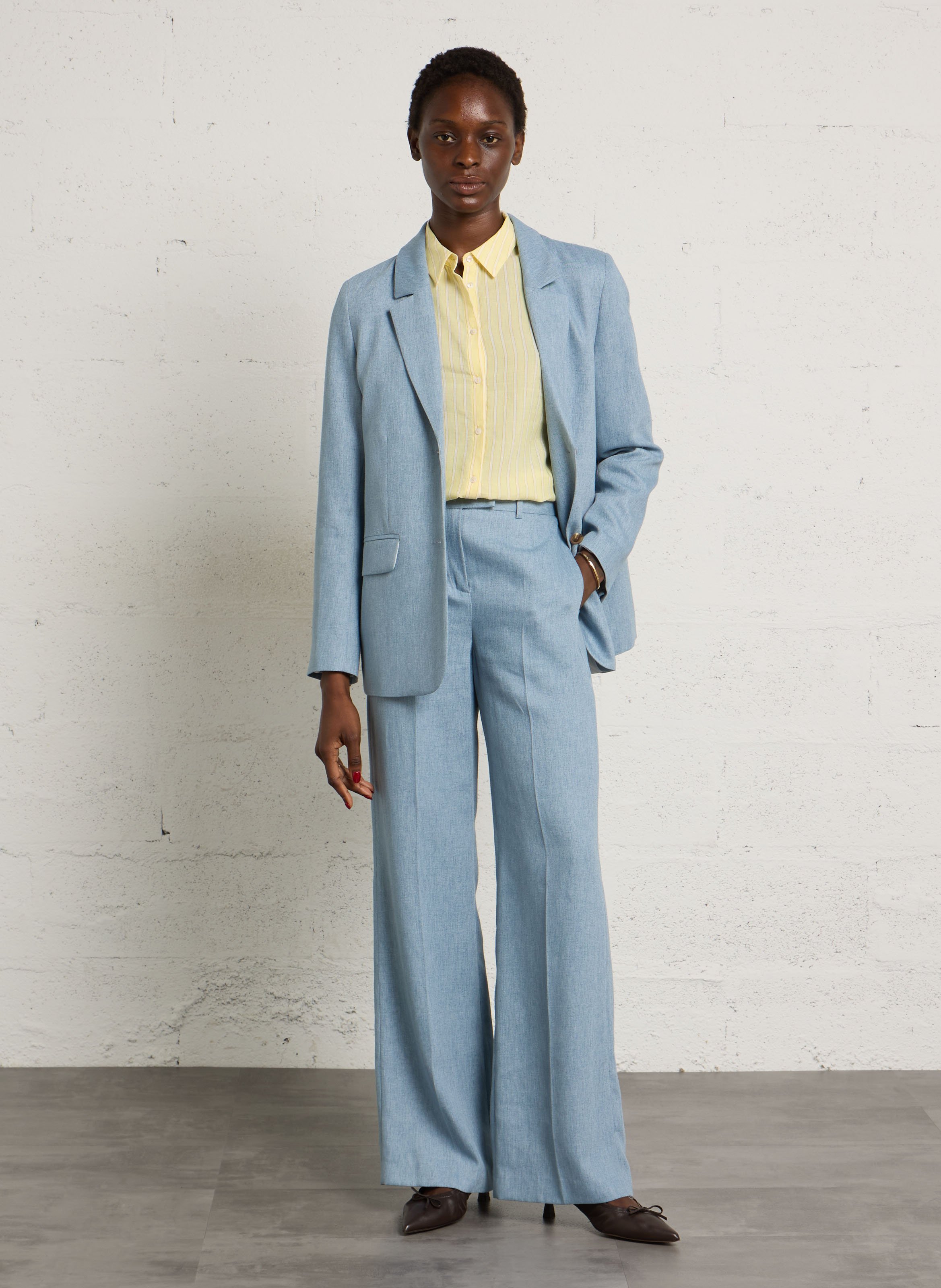 Pleated trousers MAISON 123 Blue