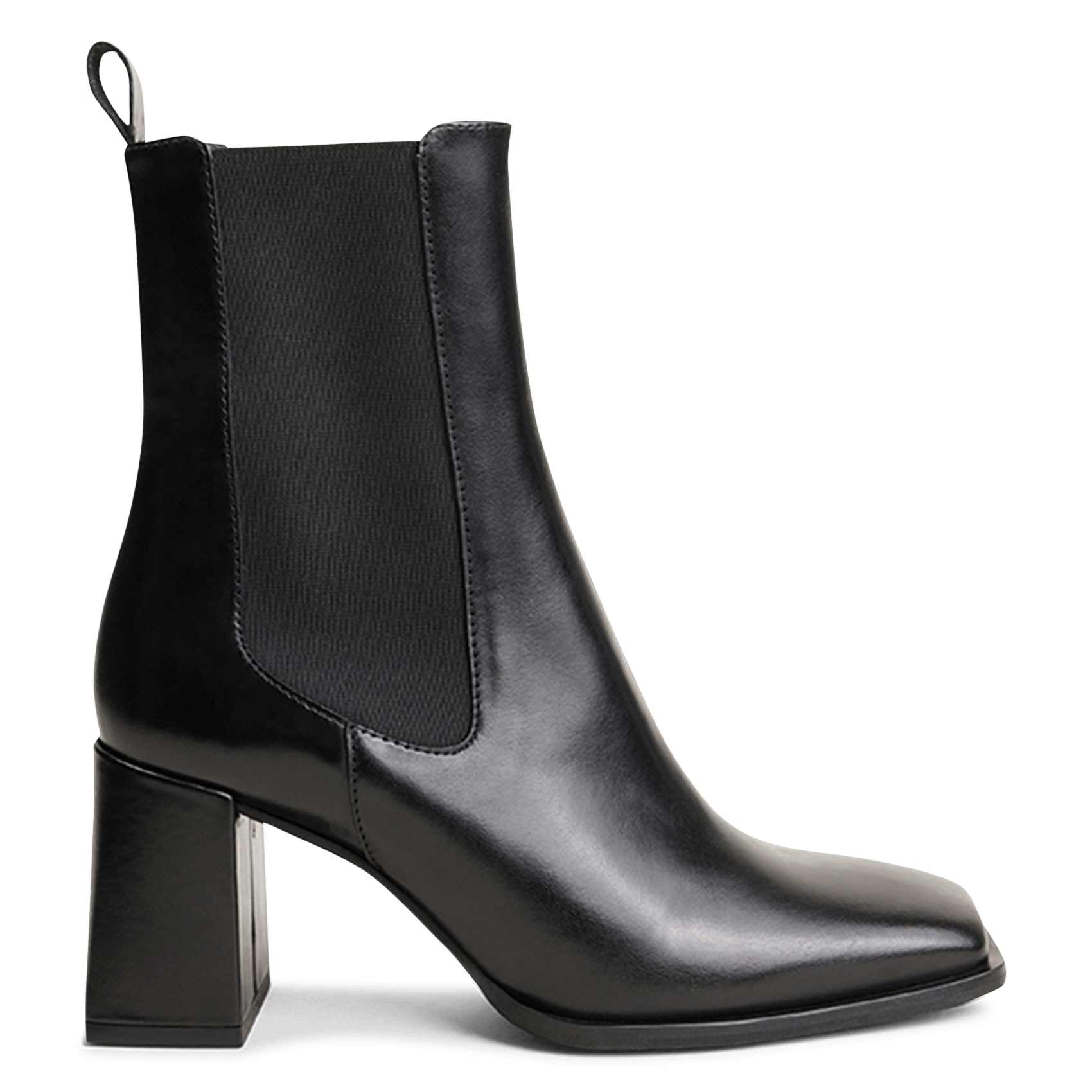 Leather mid-calf boots JONAK Black