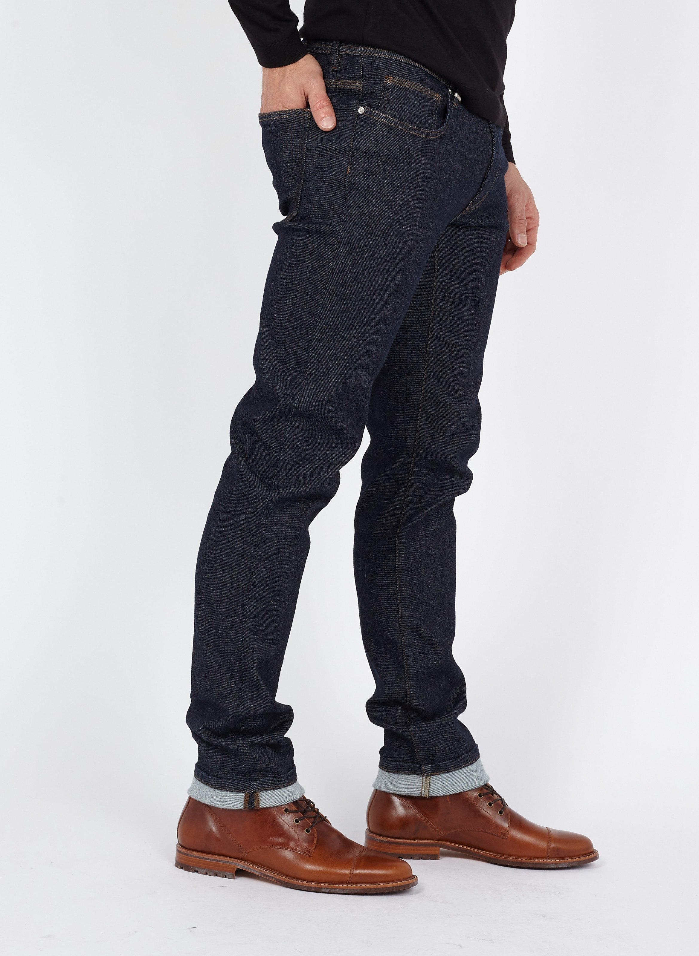 Slim-fit cotton-blend jeans IKKS Blue