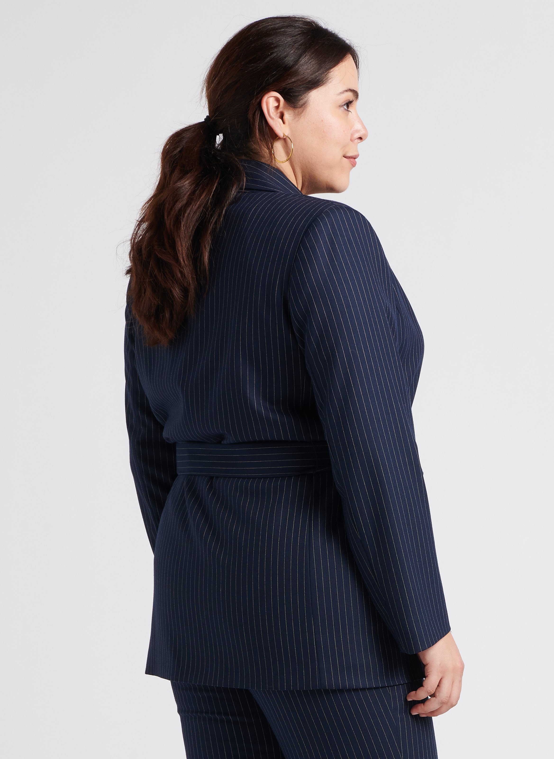 Gestreifter Blazer PERSONA by Marina Rinaldi Blau