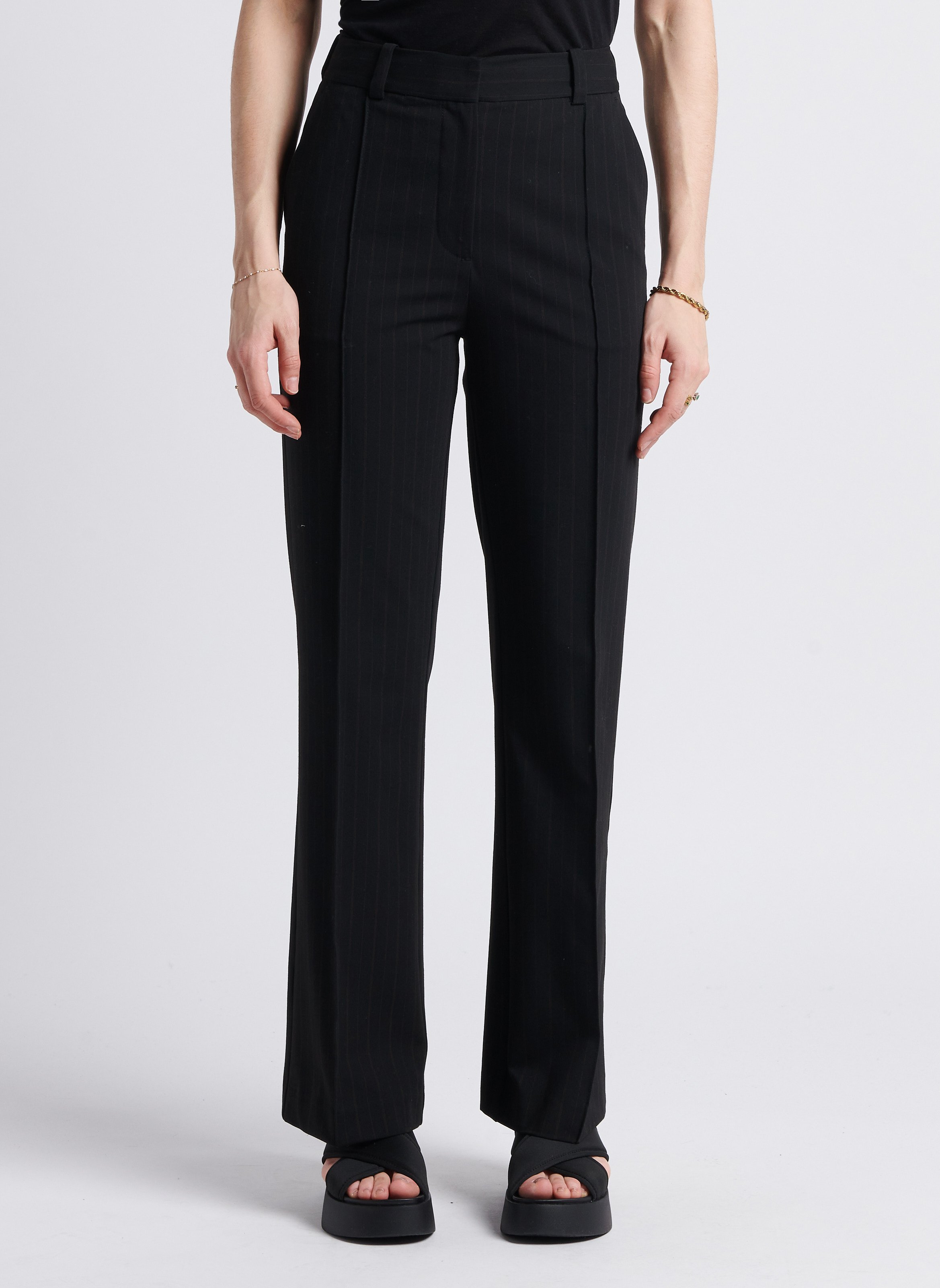 Gerade geschnittene Streifenhose SAMSOE SAMSOE