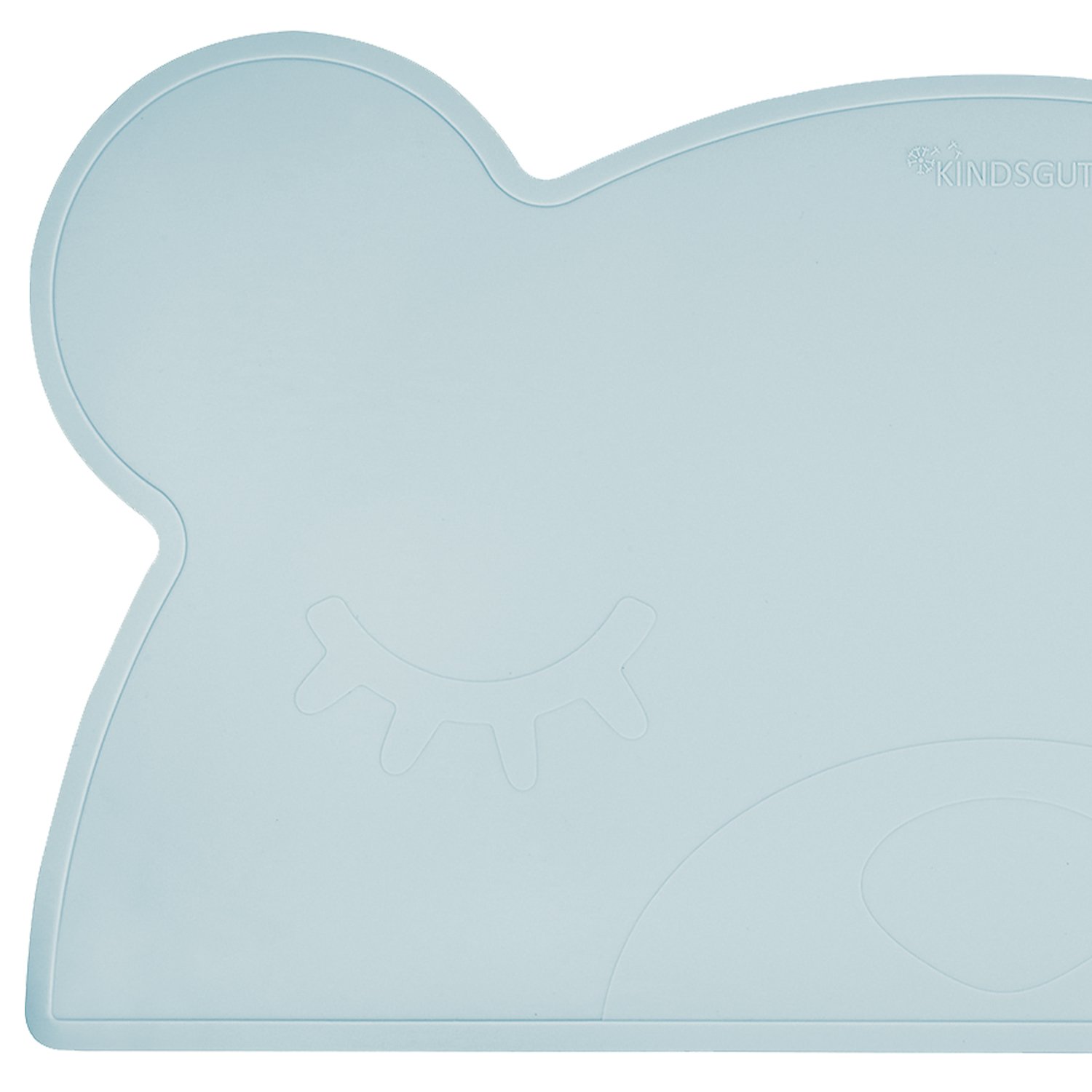 Set de table en forme d’ours en silicone KINDSGUT Vert