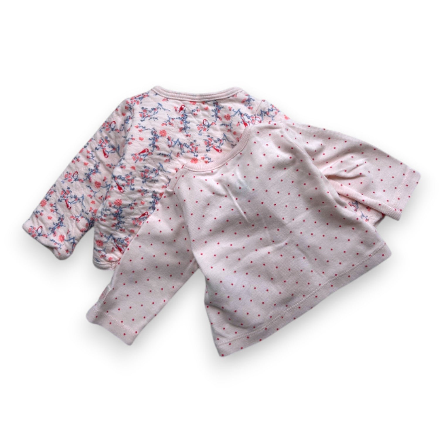 Pink baby cardigan - 1 month PETIT BATEAU - Seconde Main Pink