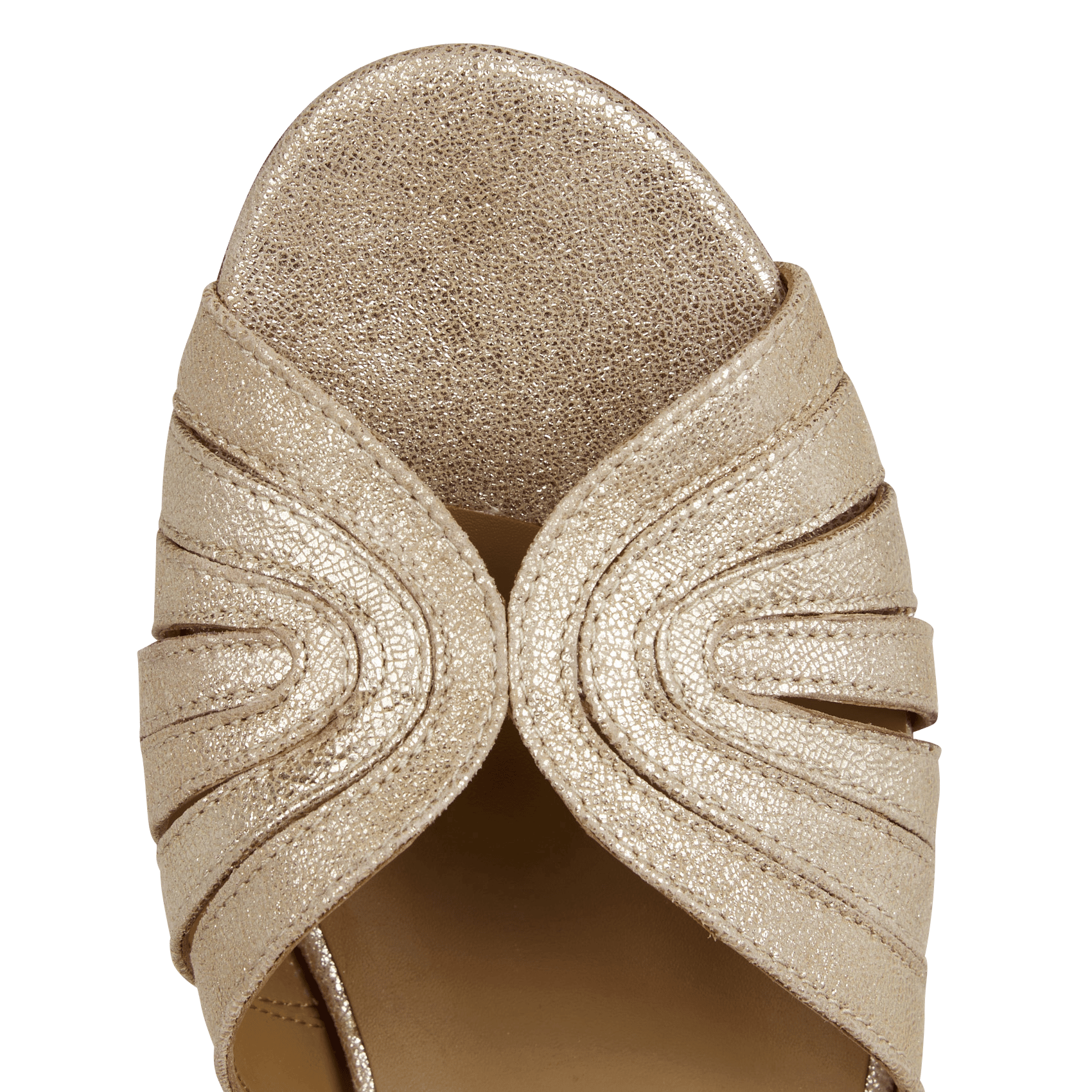 Sandales hautes en cuir BOBBIES Doré