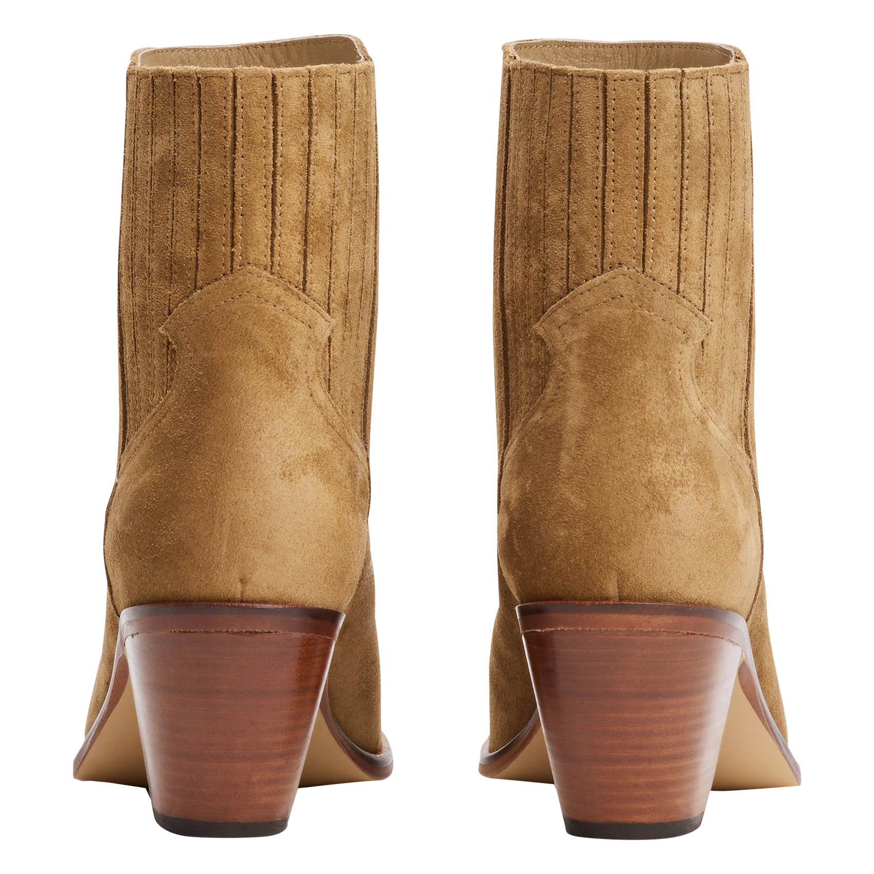 Bottines en cuir velours TOMMY HILFIGER Marron