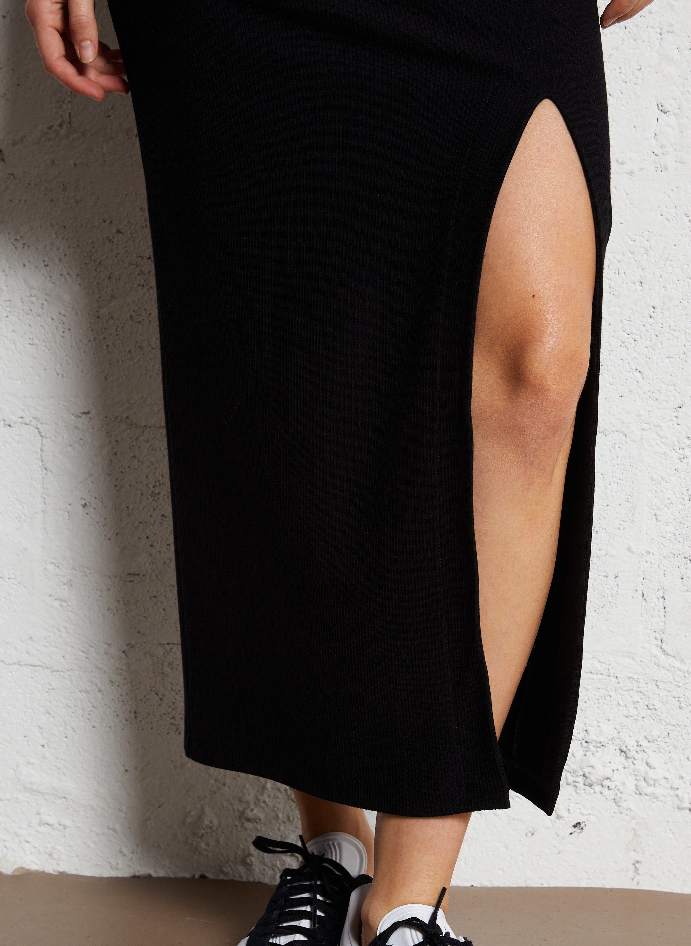 Bodycon midi skirt FLAIR Black