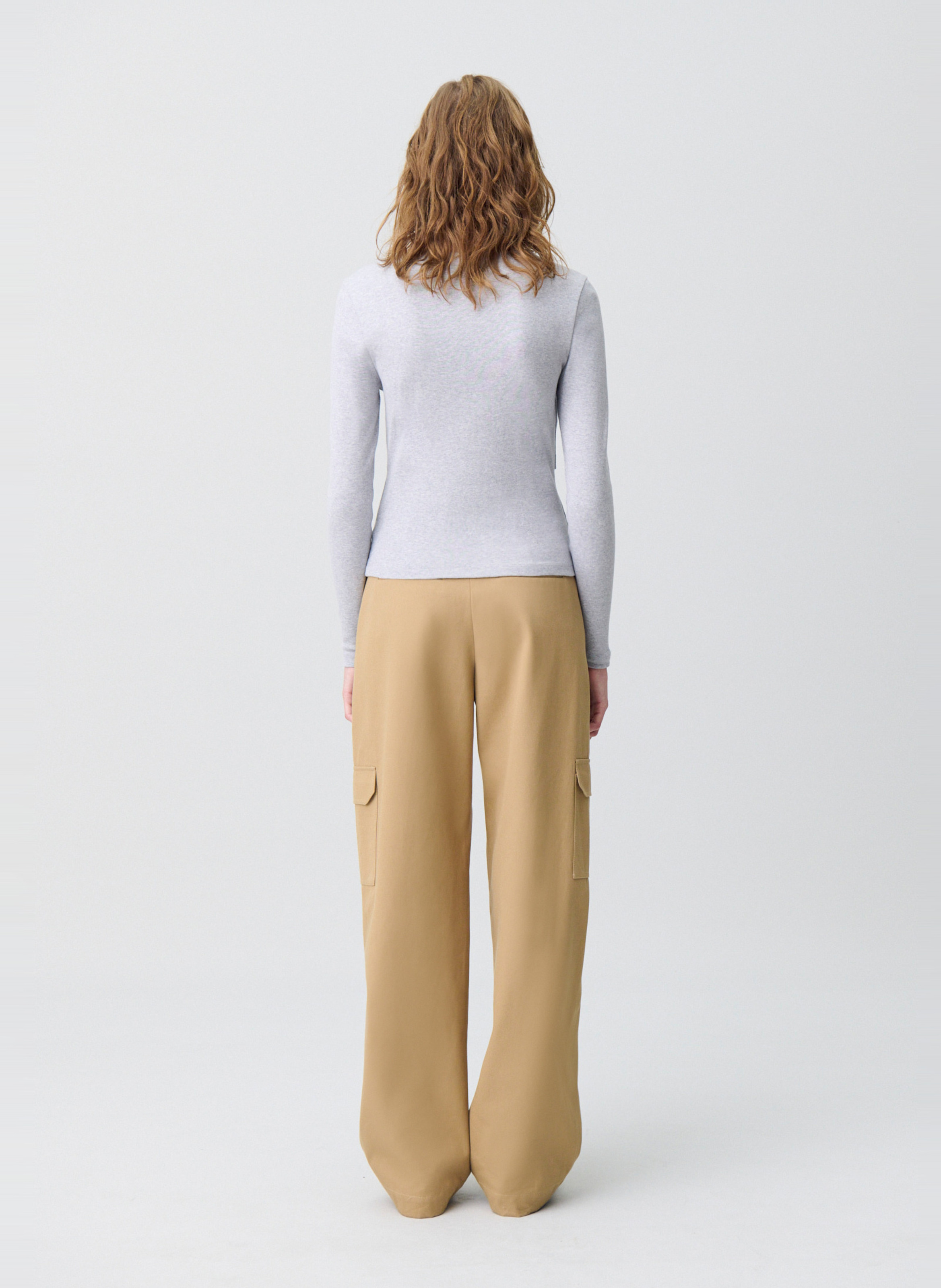 Set tee-shirt et cardigan en coton CLAUDIE PIERLOT Gris