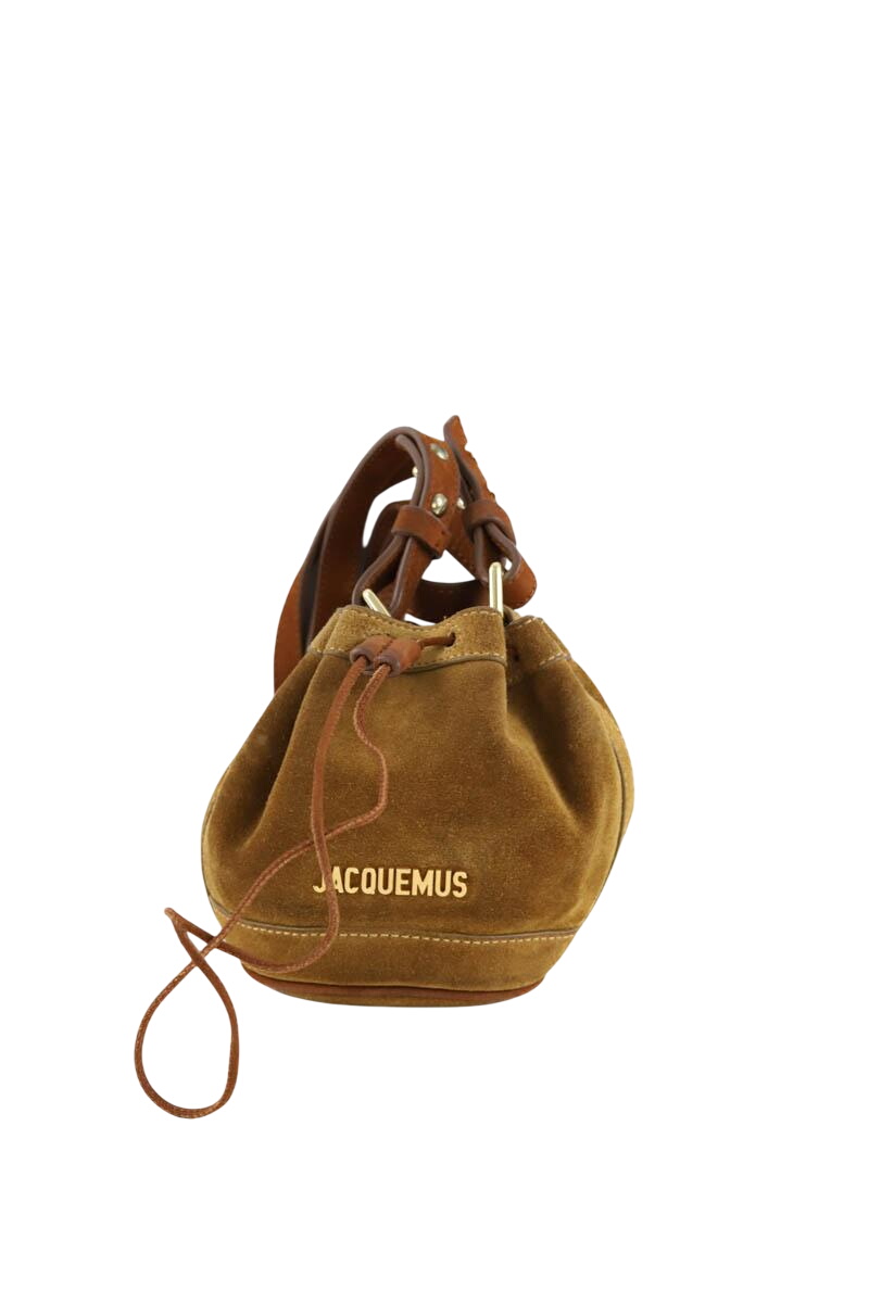 Mini suede bag JACQUEMUS- Seconde Main Brown