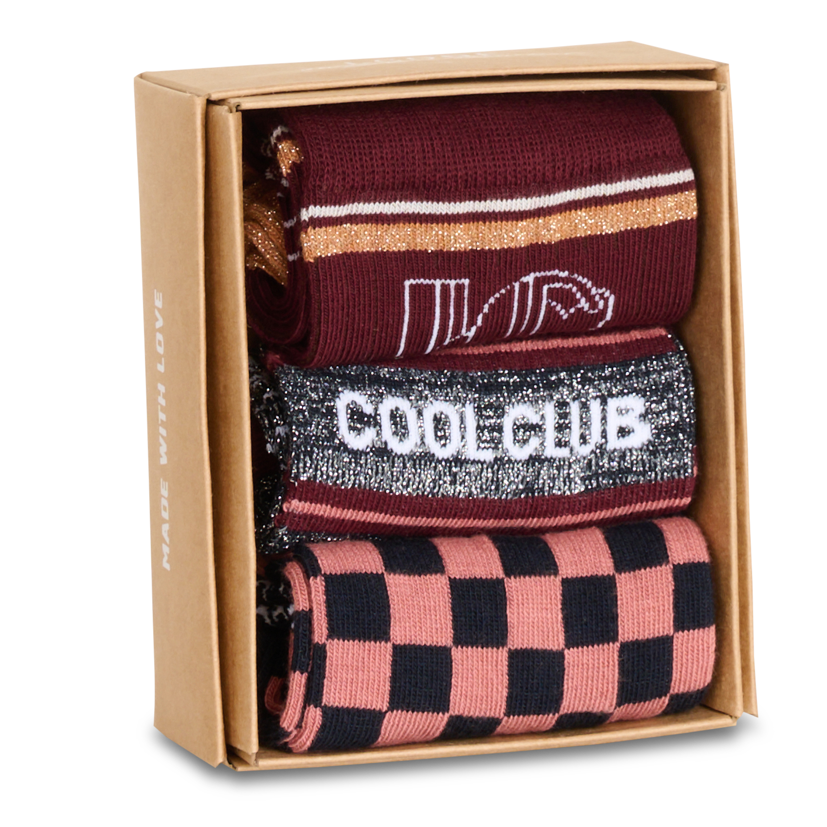 Lot de chaussettes en coton mélangé imprimé I CODE Rouge