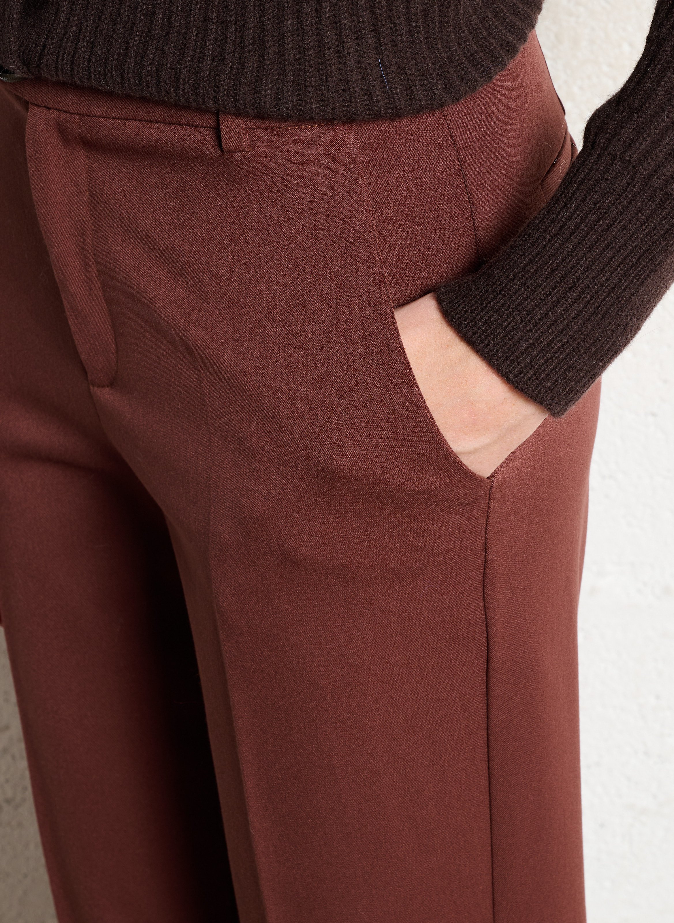 Carrot trousers IKKS Brown