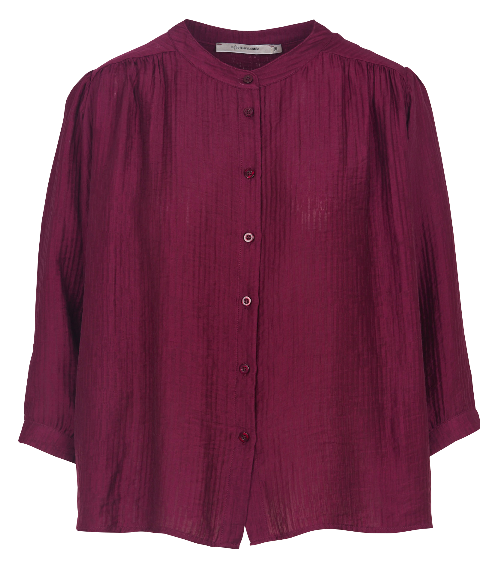 Cotton shirt LA FEE MARABOUTEE Brown