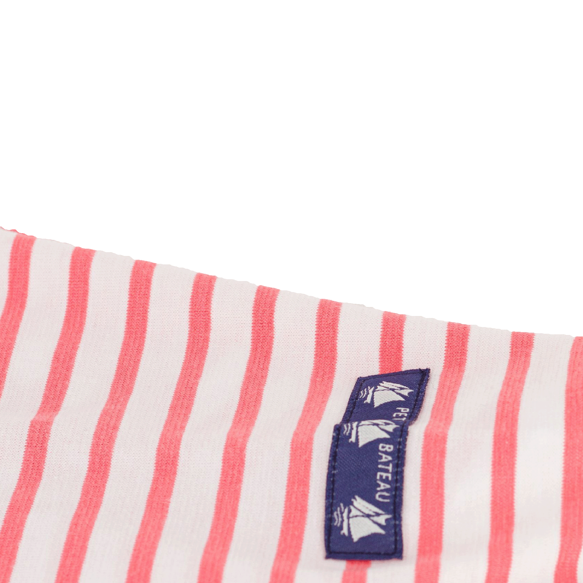 Gestreiftes Baumwoll-T-Shirt PETIT BATEAU Rosa