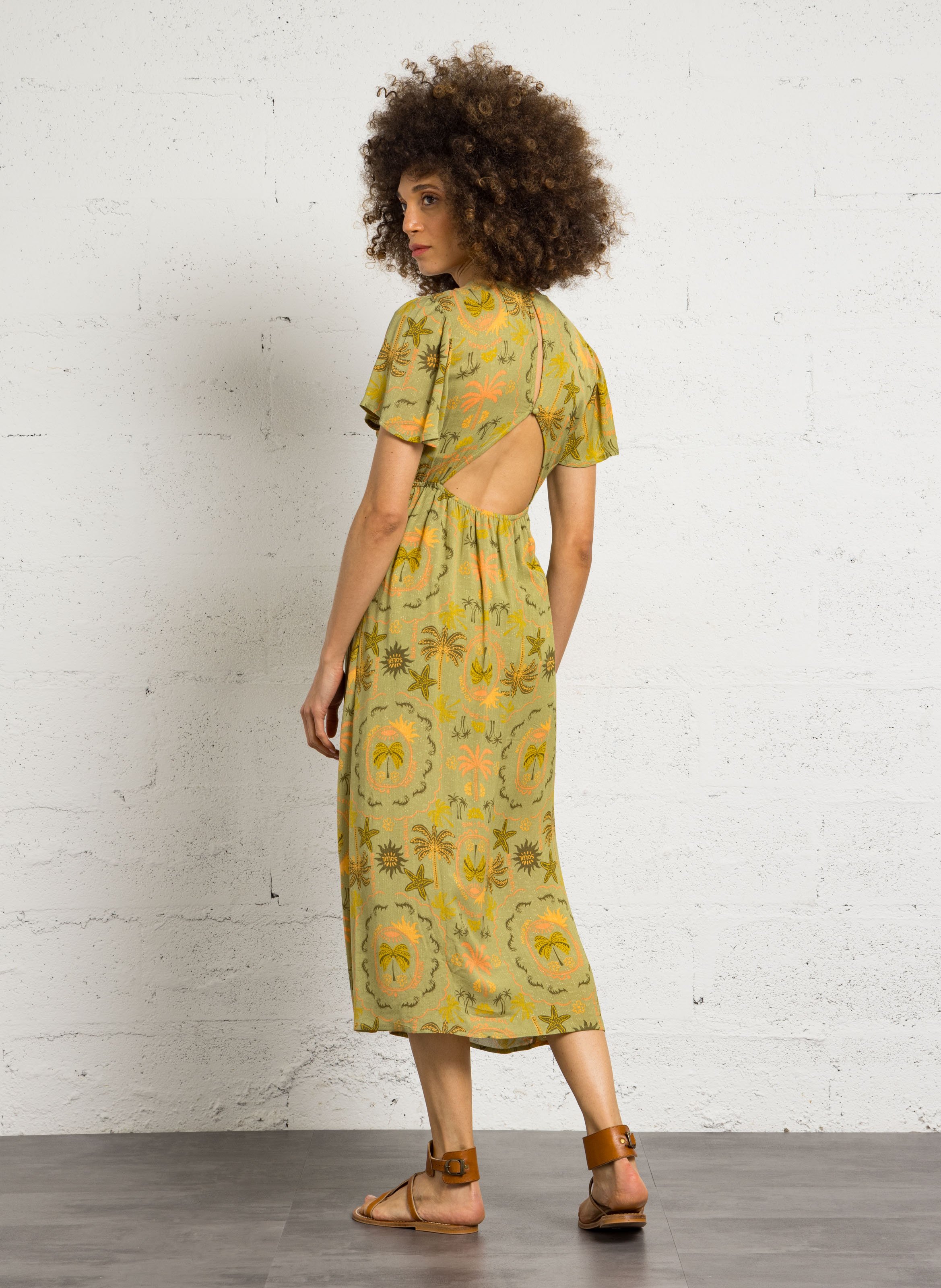 Langes Strandkleid BILLABONG Grun