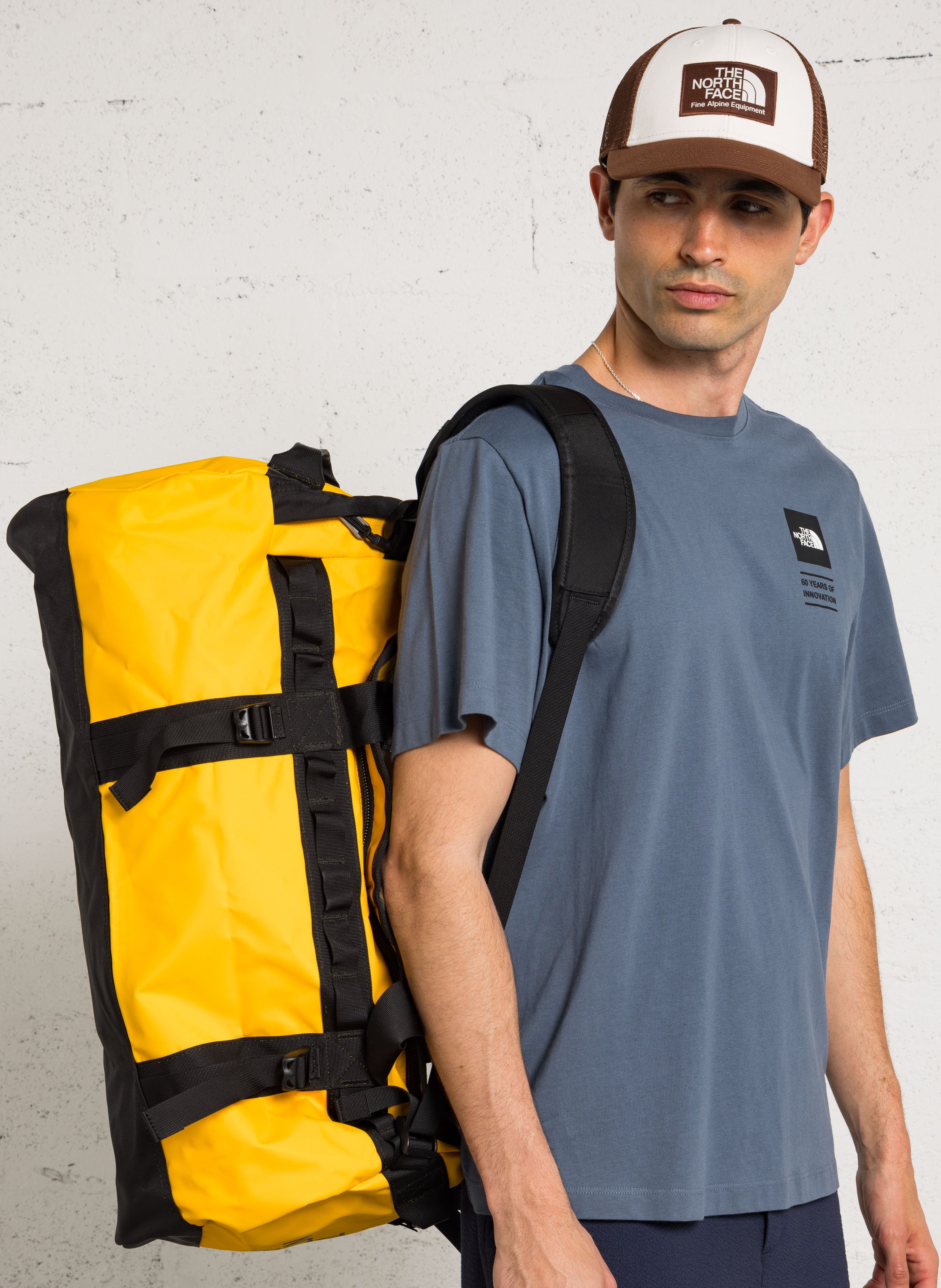 Kompakte Reisetasche uni THE NORTH FACE Gelb