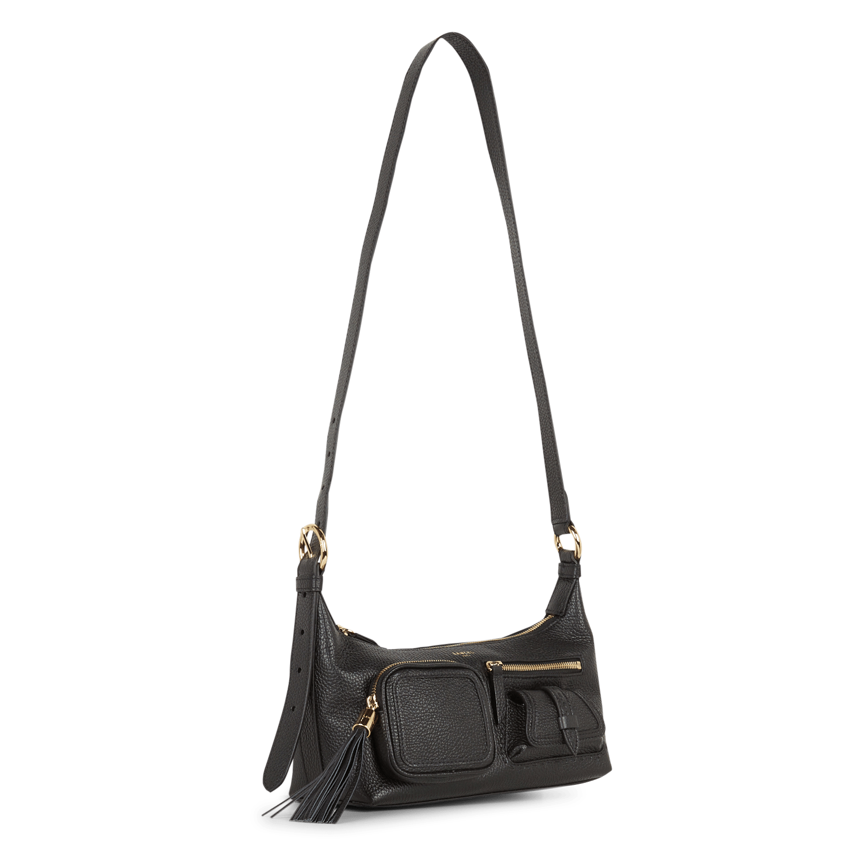 Sac banoulière en cuir LANCEL Noir