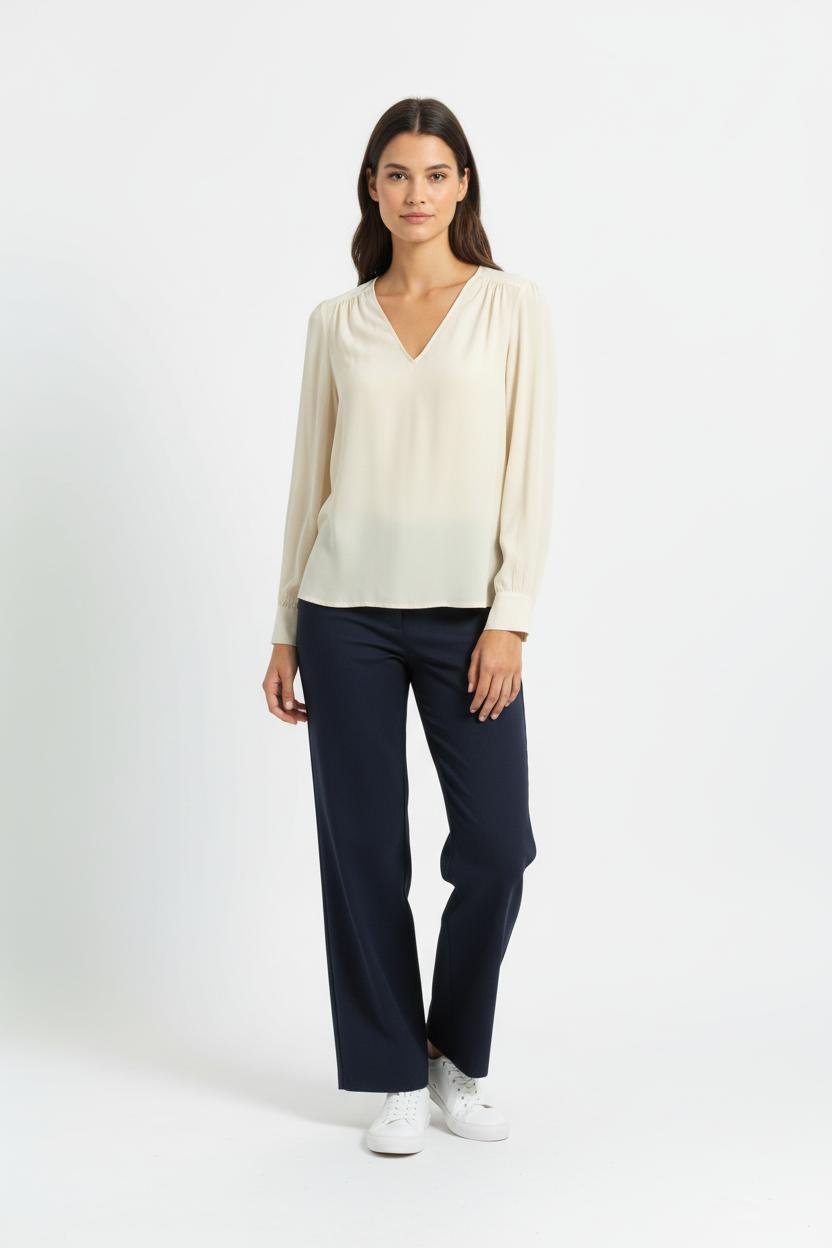 Blouse TARA JARMON - Seconde Main Beige