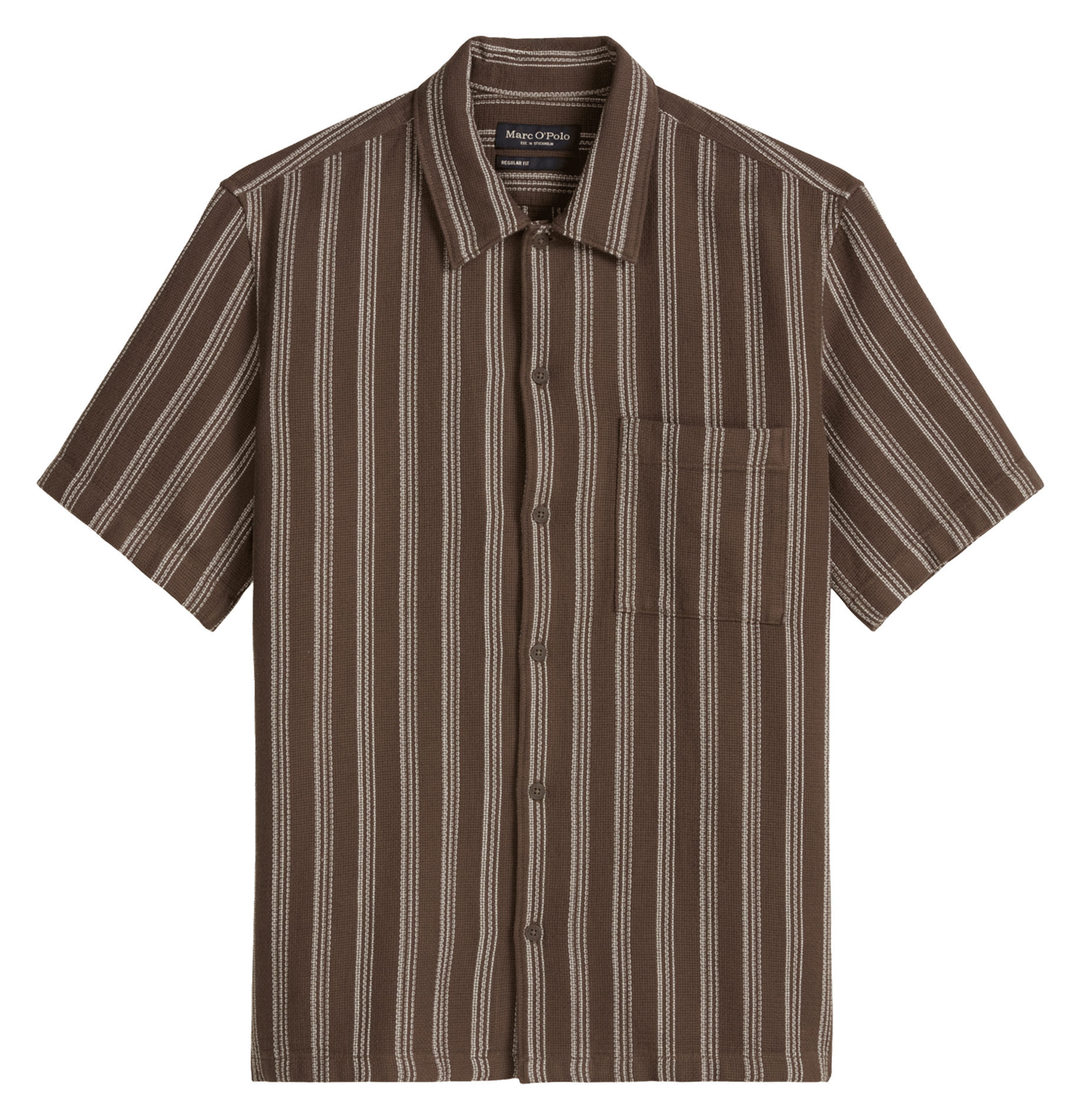 Striped shirt with classic collar MARC O'POLO Multicolored