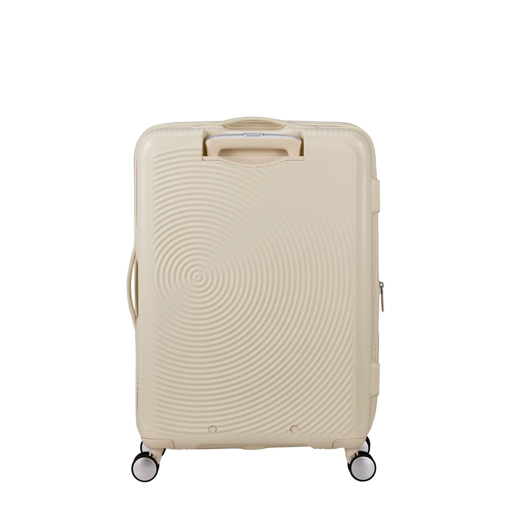 Suitcase with 4 wheels size M Beige