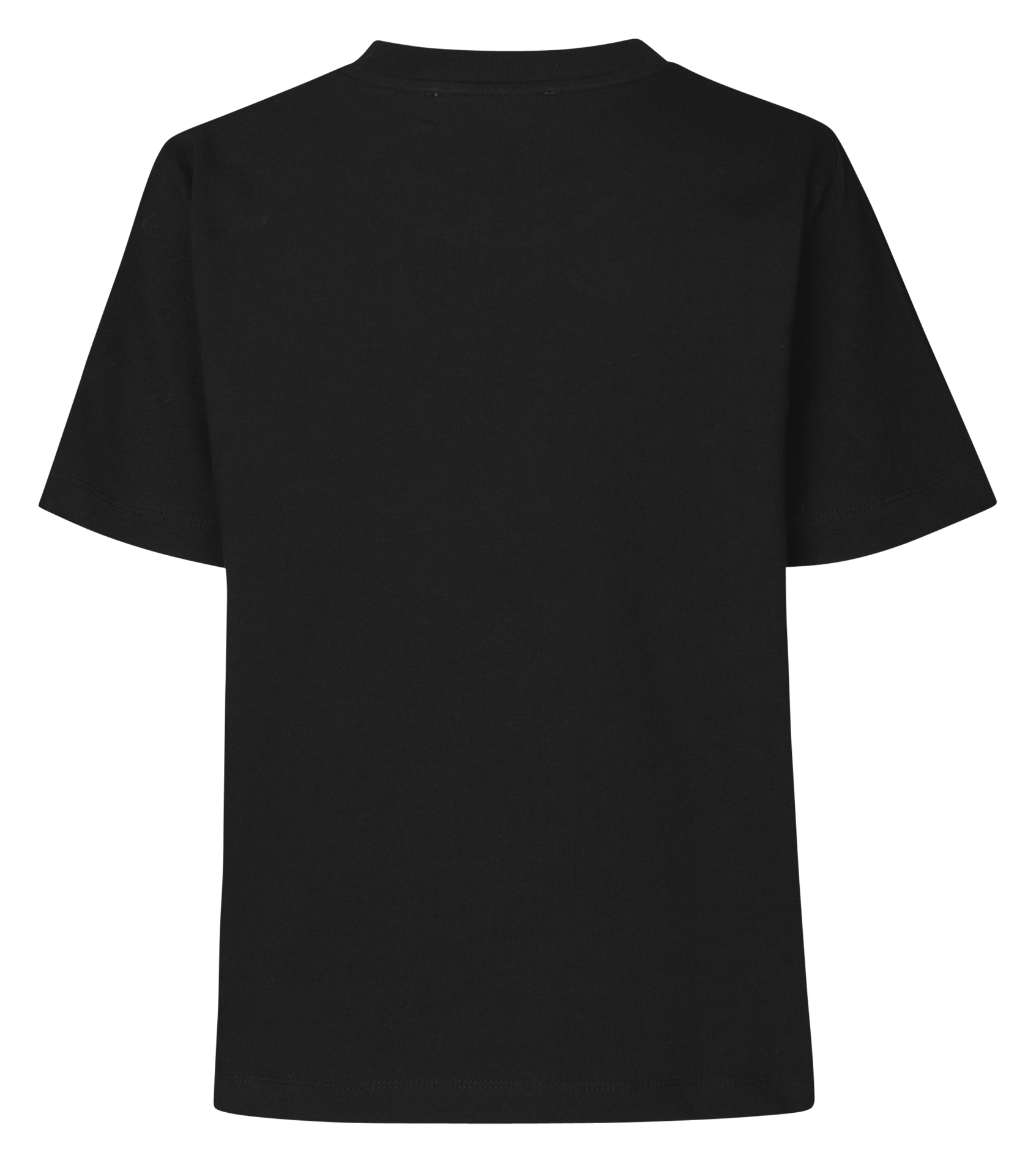 Straight-cut organic cotton T-shirt SAMSOE SAMSOE Black