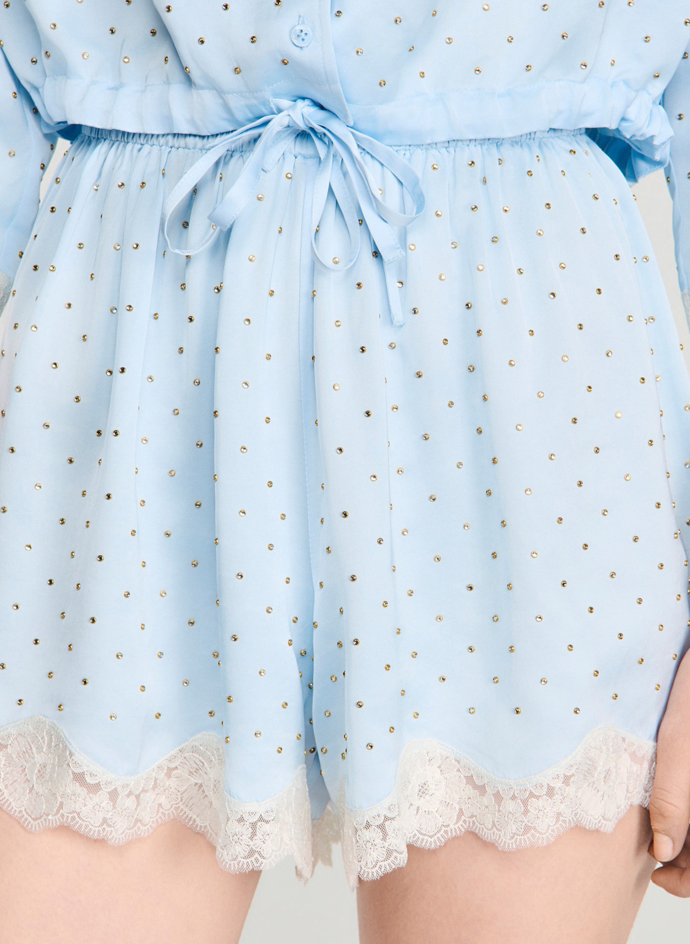 Strass shorts SANDRO Blauw