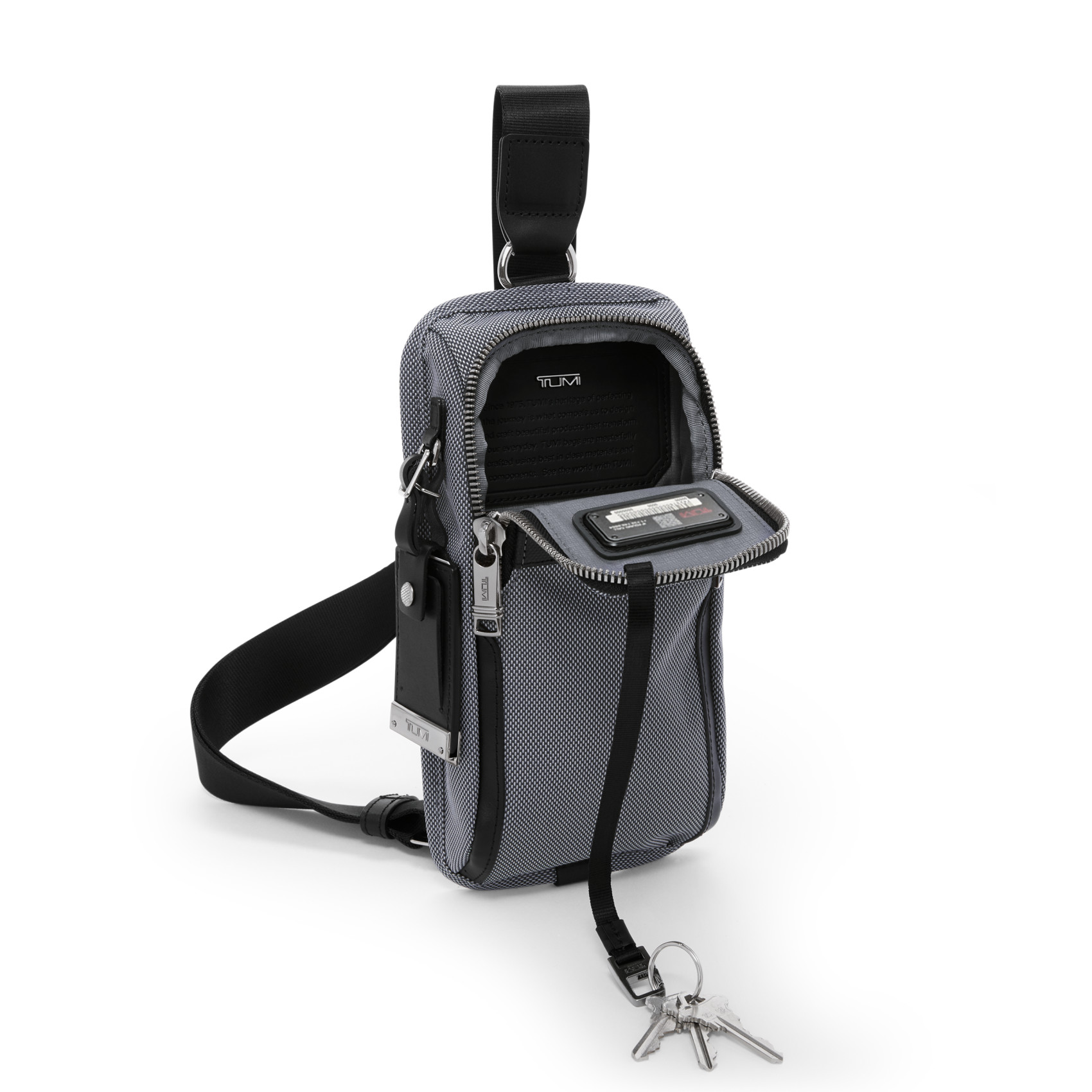 Tumi Alpha Small Shoulder Bag TUMI Grey