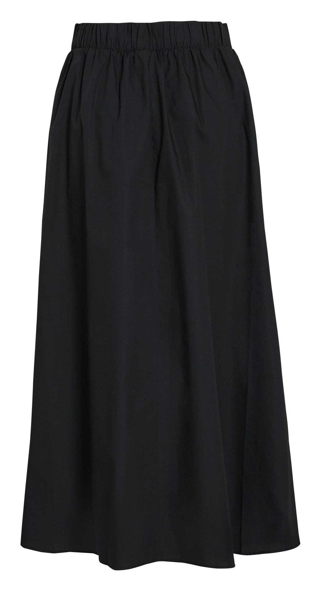 Organic cotton midi skirt VILA Black