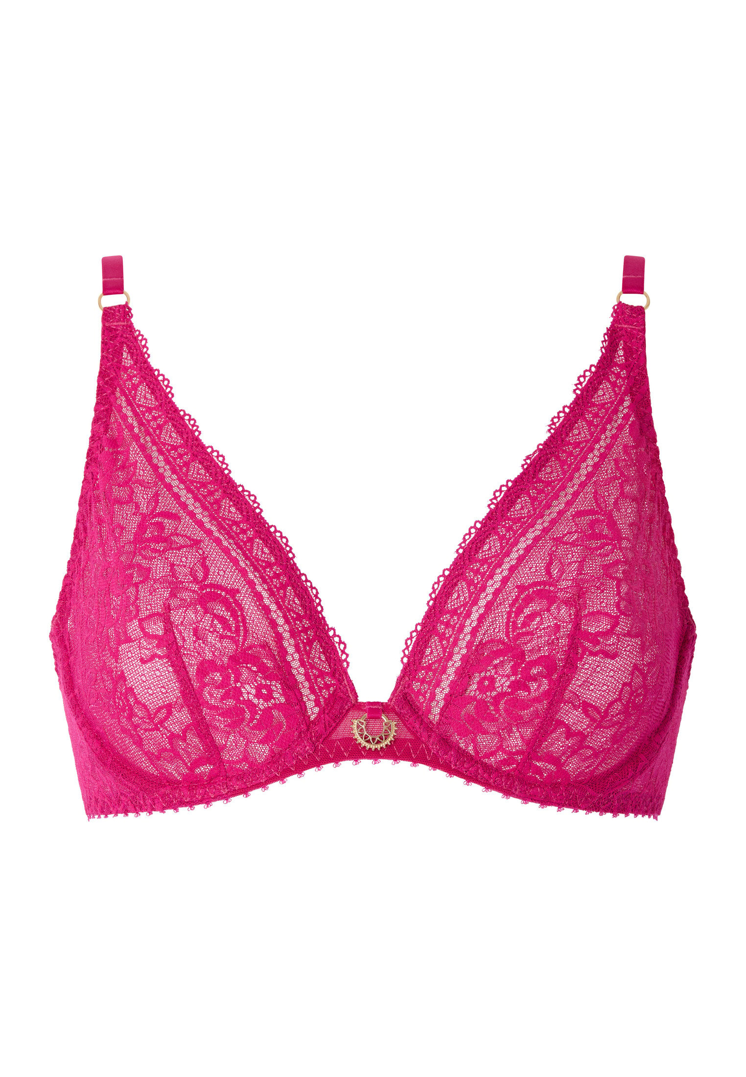 Underwired triangle bra AUBADE Pink
