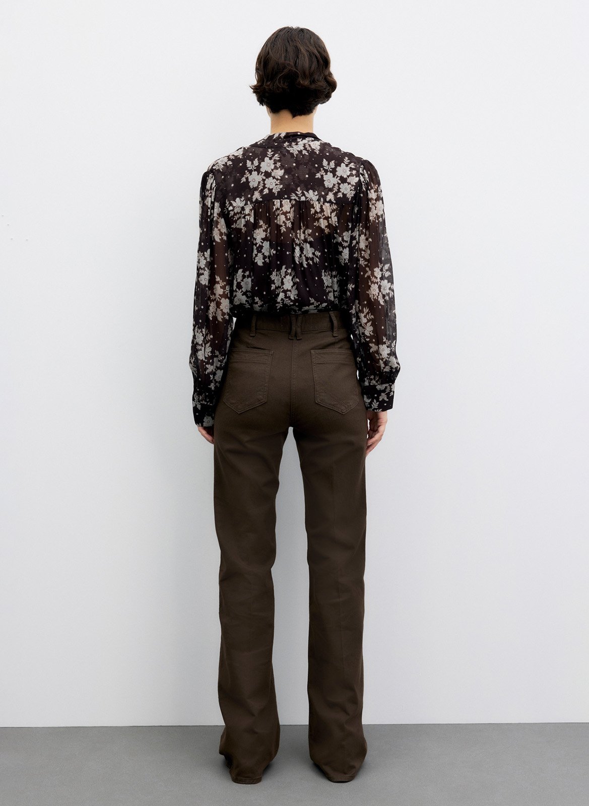 Flared Jeans aus Baumwoll-Mix | Braun GERARD DAREL Damen