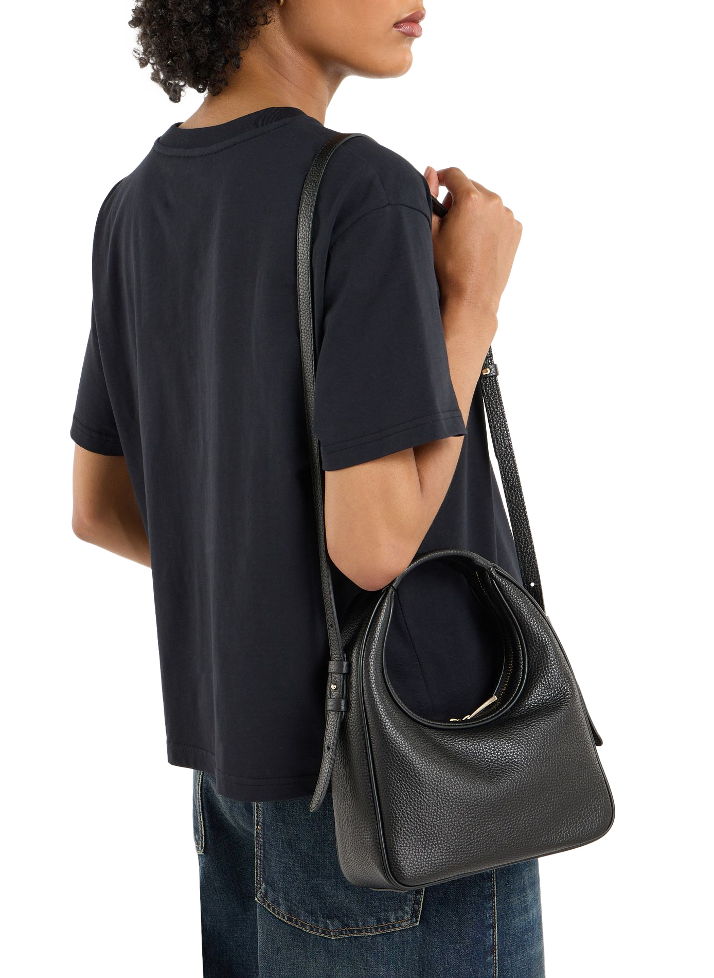 Leather handbag Isis SAISON 1865 Black