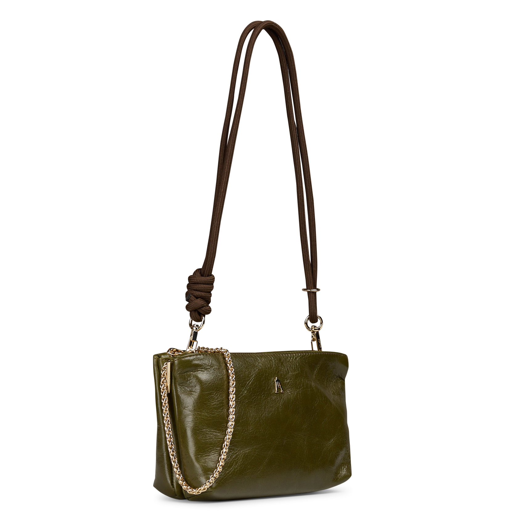 Dori leather shoulder bag | Green CRAIE STUDIO Women