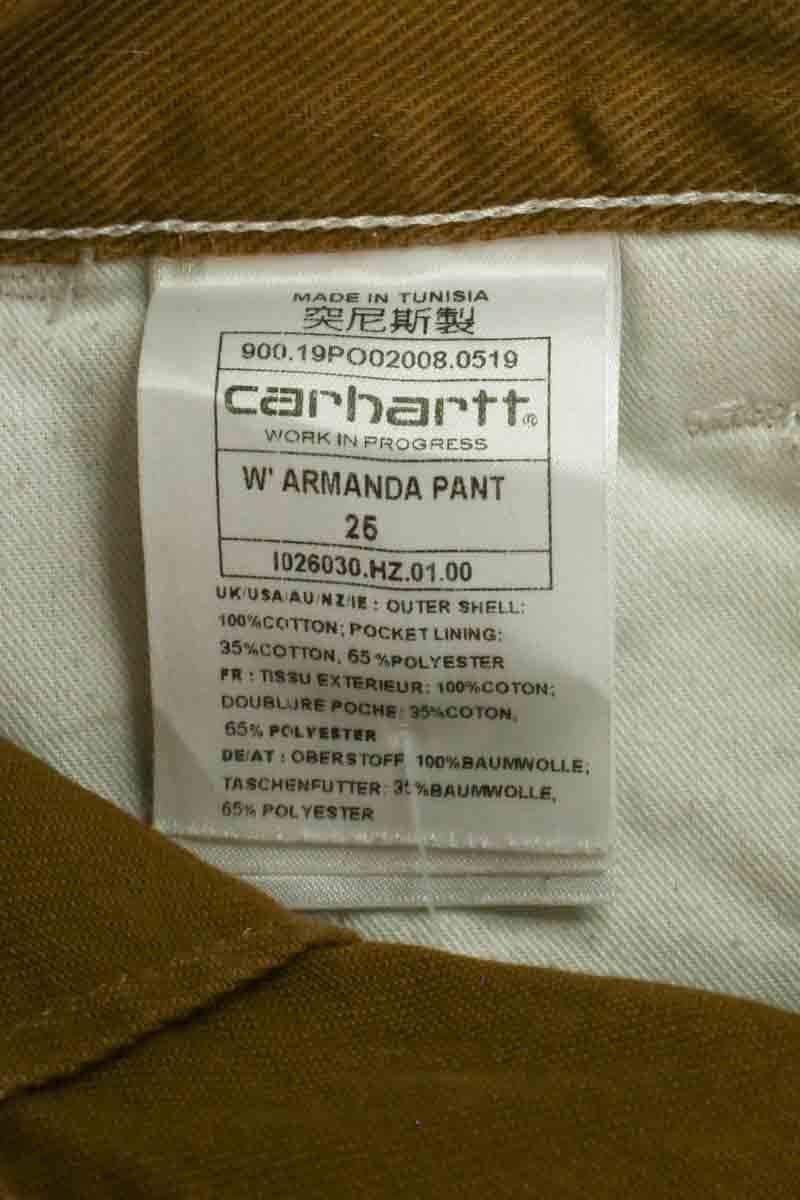Straight jeans CARHARTT - SECONDE MAIN Brown
