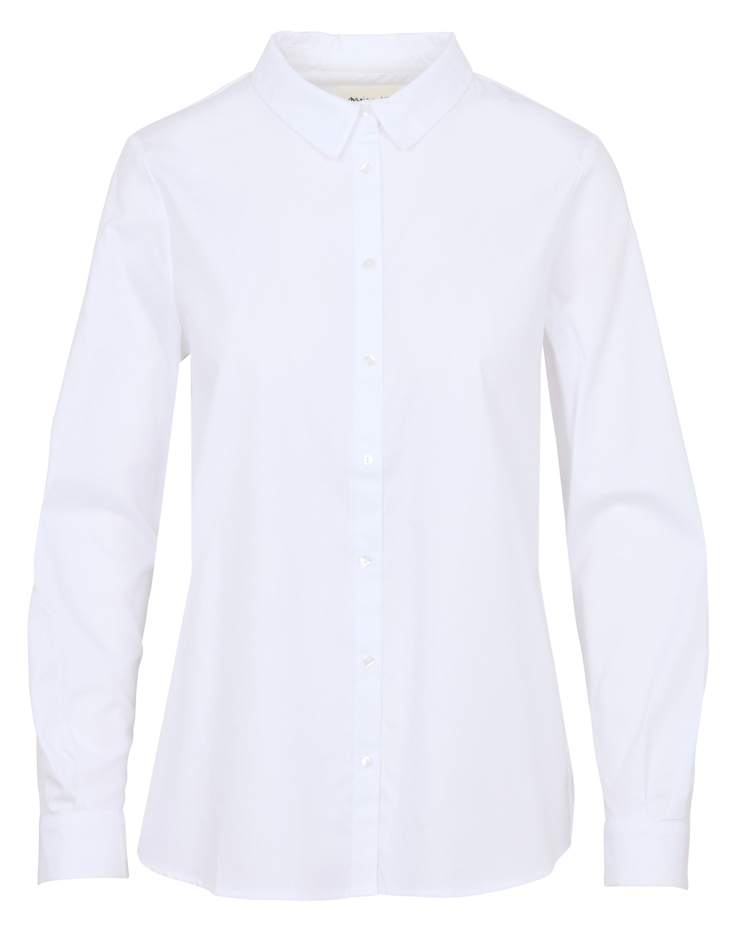 Chemise droite col cassique en coton MAISON 123 Blanc