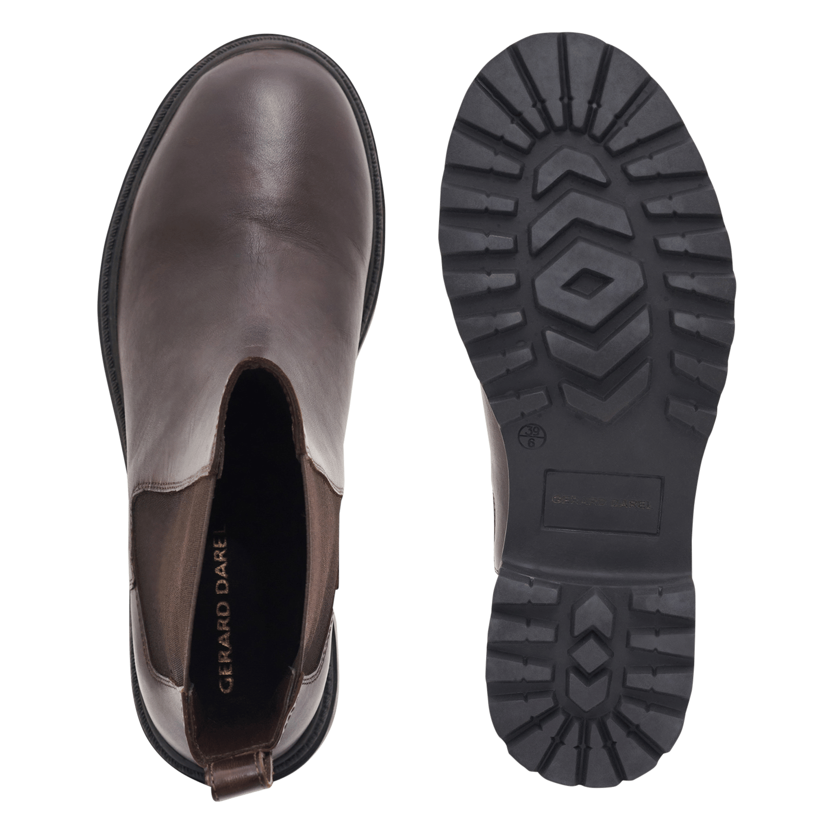 Bottines en cuir GERARD DAREL Marron